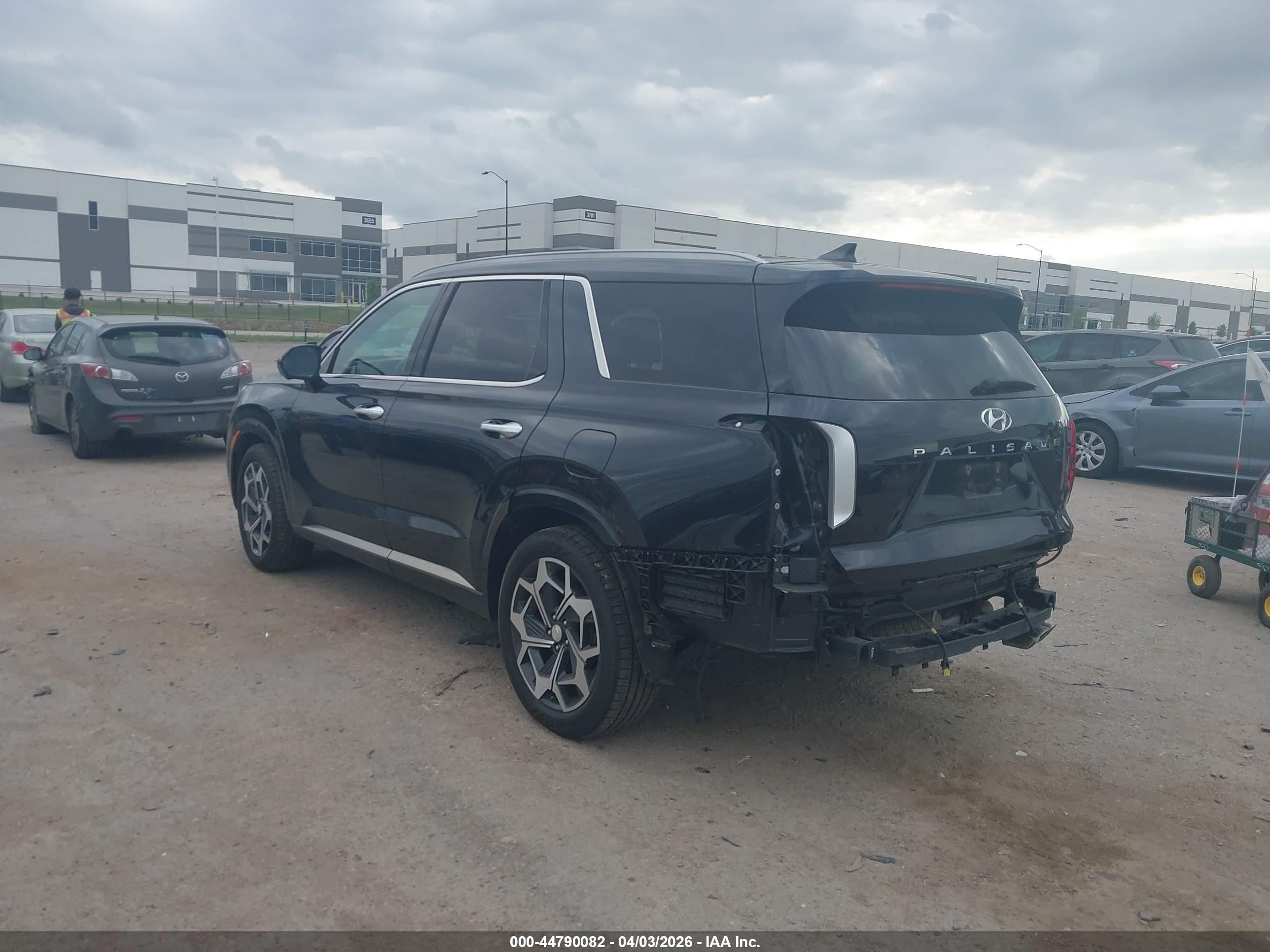 2022 Hyundai Palisade Calligraphy Black vin: KM8R74HE4NU440437