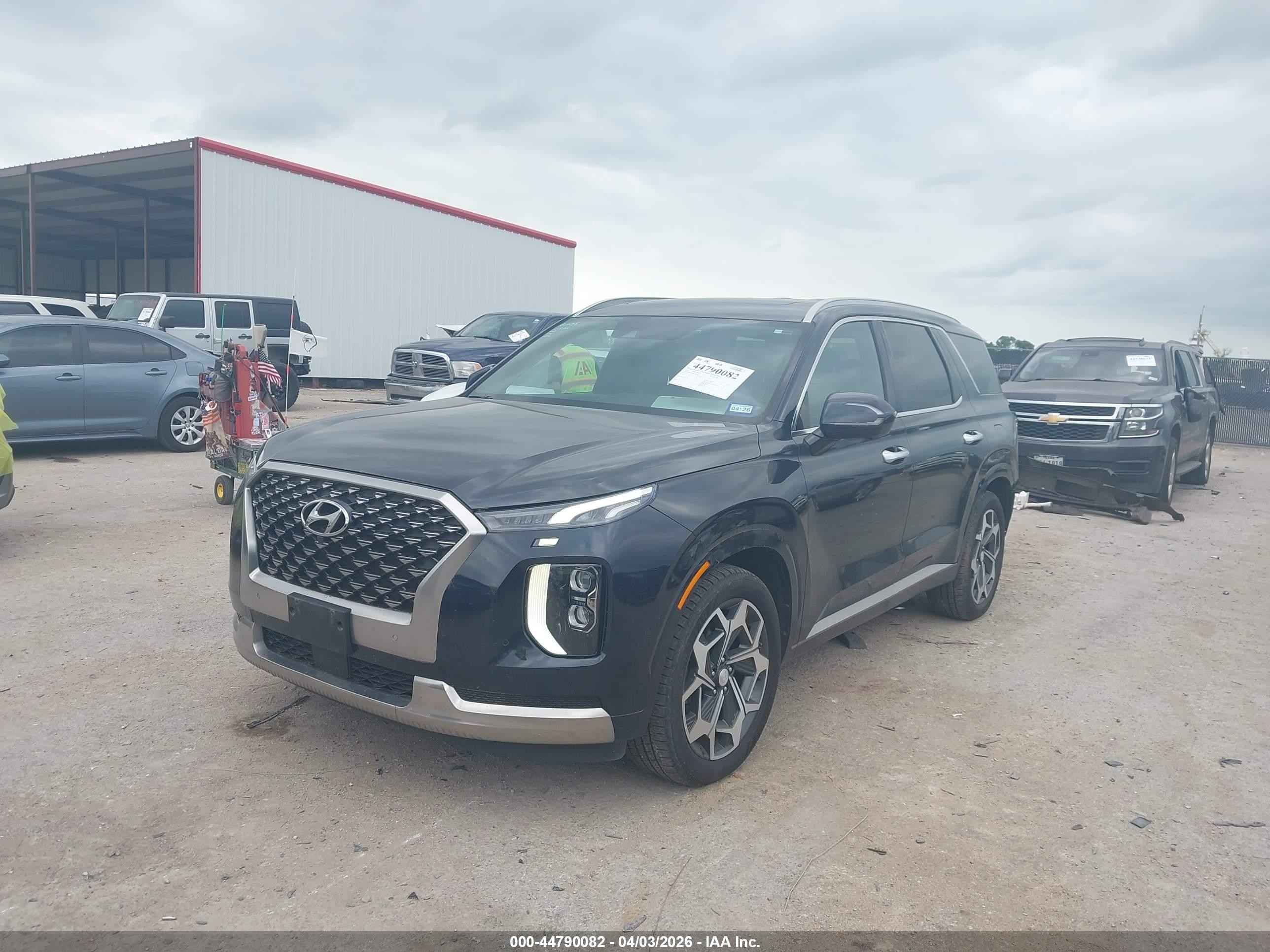 2022 Hyundai Palisade Calligraphy Black vin: KM8R74HE4NU440437
