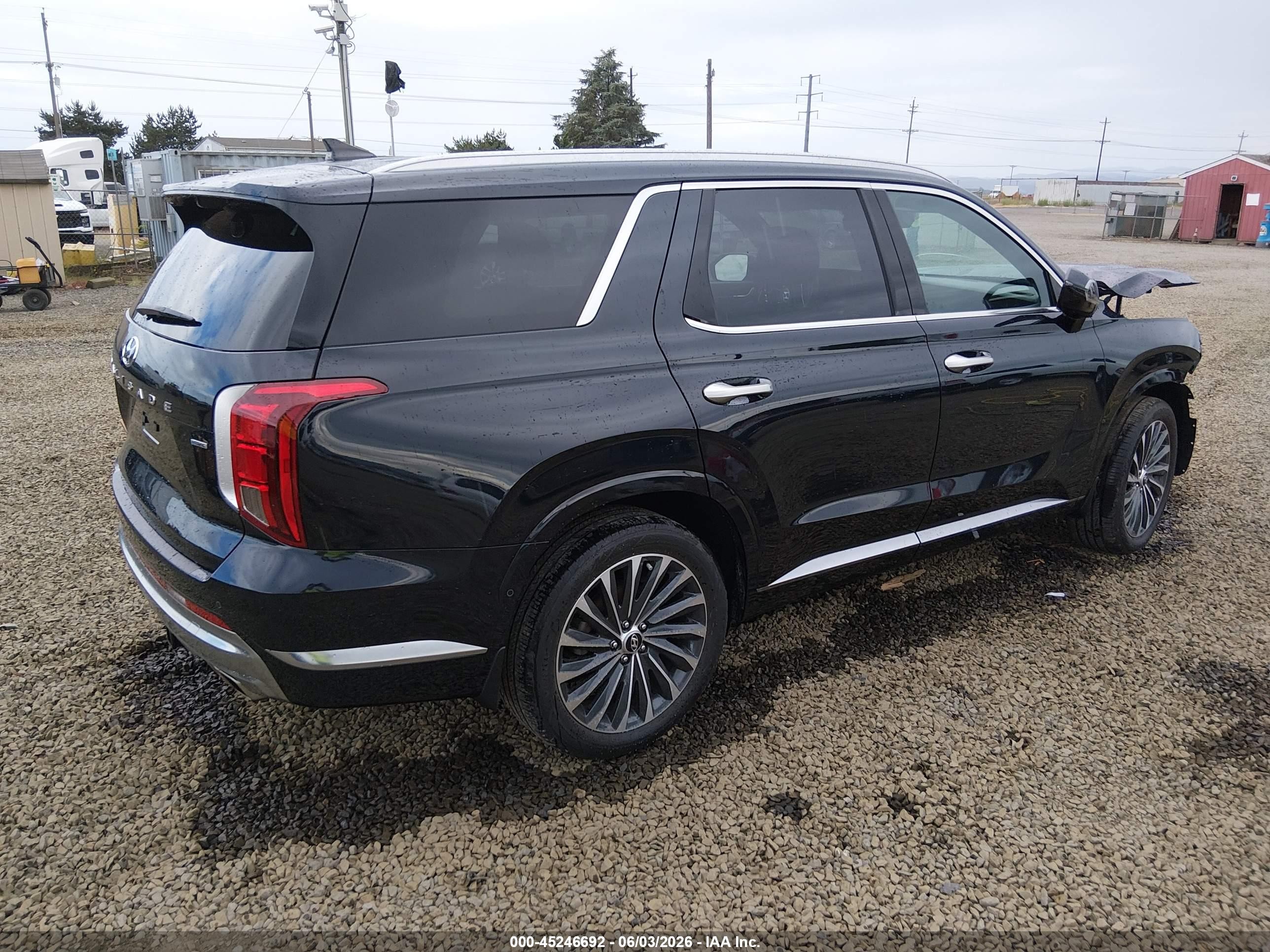 2023 Hyundai Palisade Calligraphy Черный vin: KM8R7DGE3PU525046