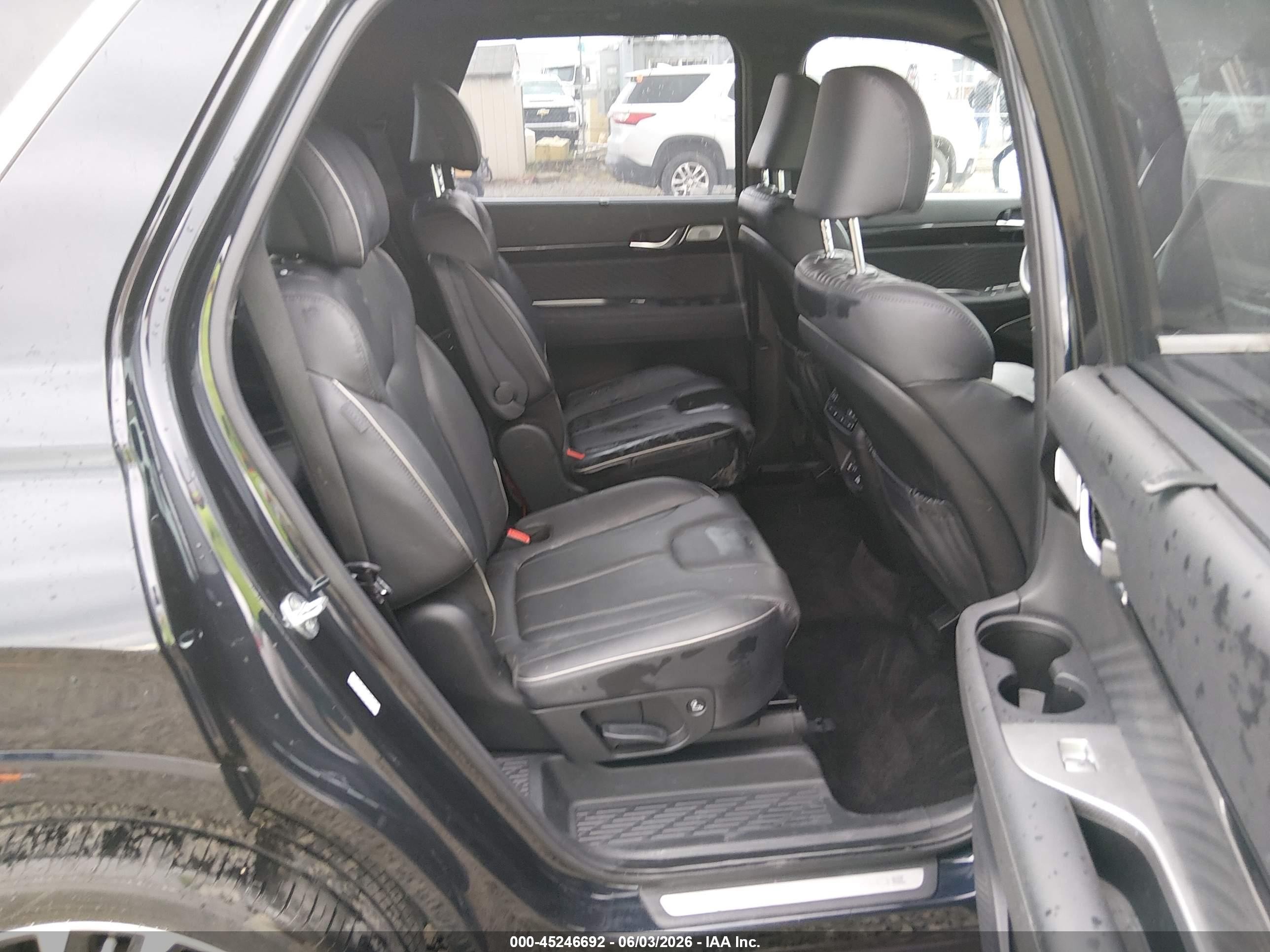 2023 Hyundai Palisade Calligraphy Черный vin: KM8R7DGE3PU525046