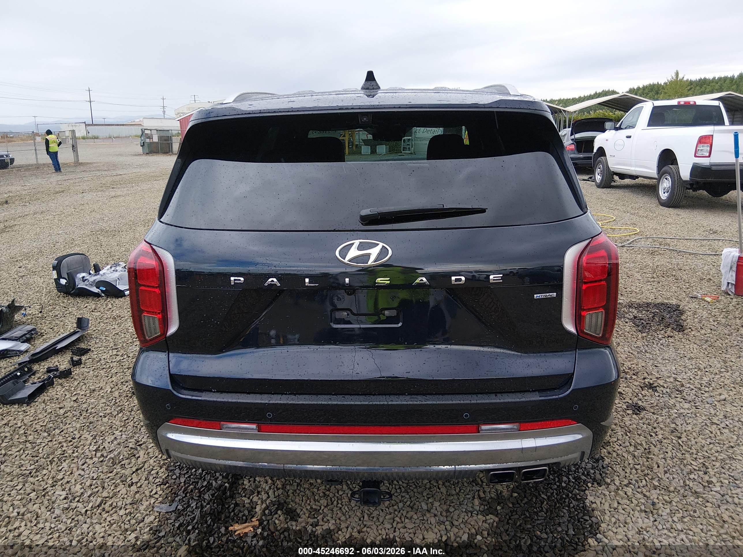 2023 Hyundai Palisade Calligraphy Черный vin: KM8R7DGE3PU525046