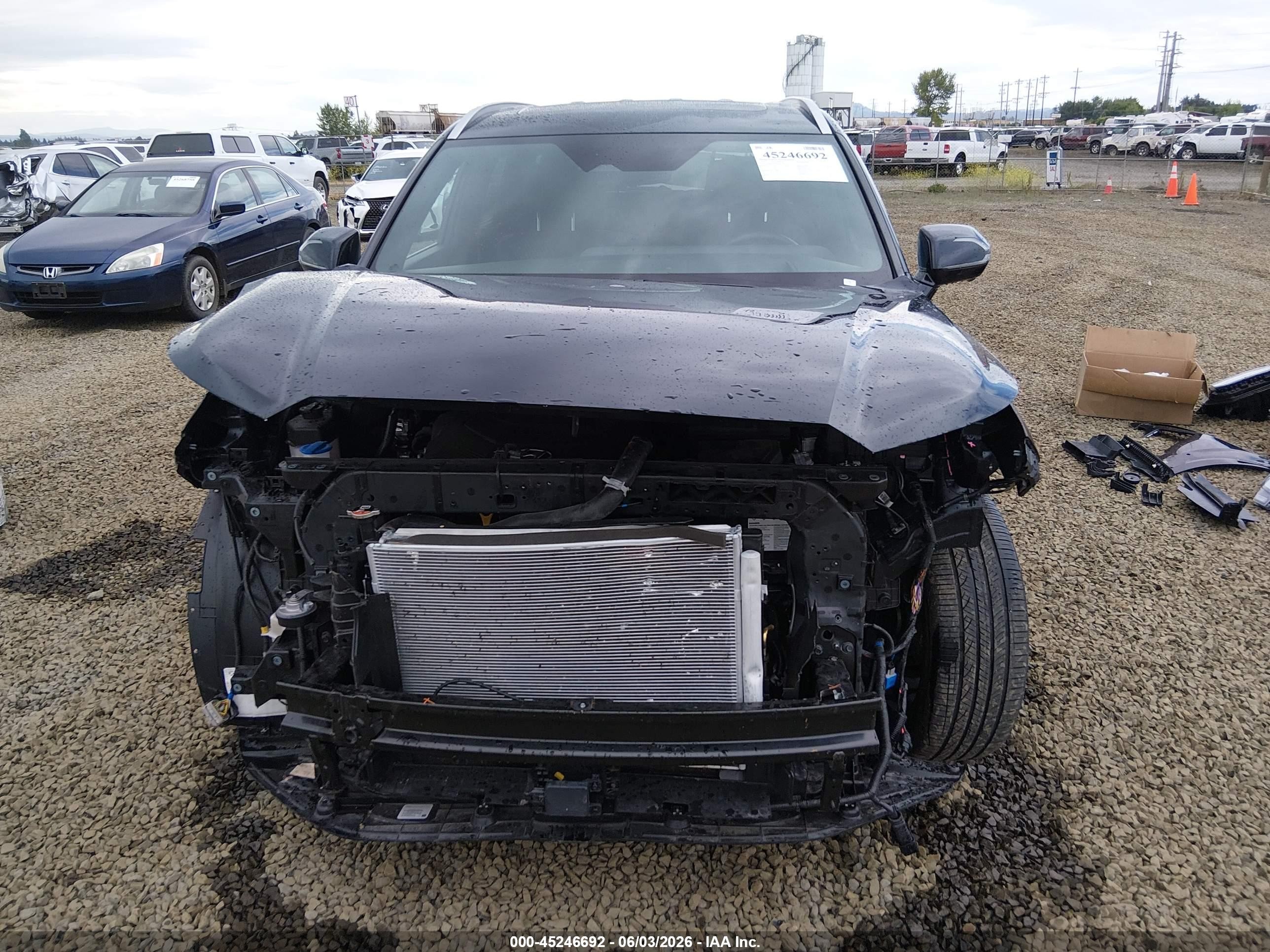 2023 Hyundai Palisade Calligraphy Черный vin: KM8R7DGE3PU525046
