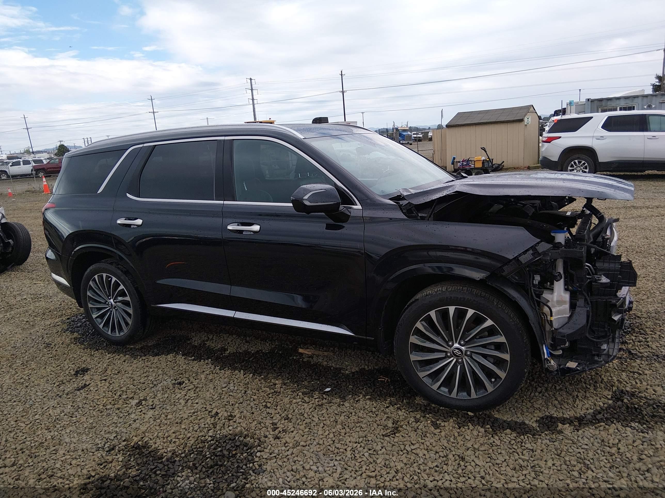 2023 Hyundai Palisade Calligraphy Черный vin: KM8R7DGE3PU525046