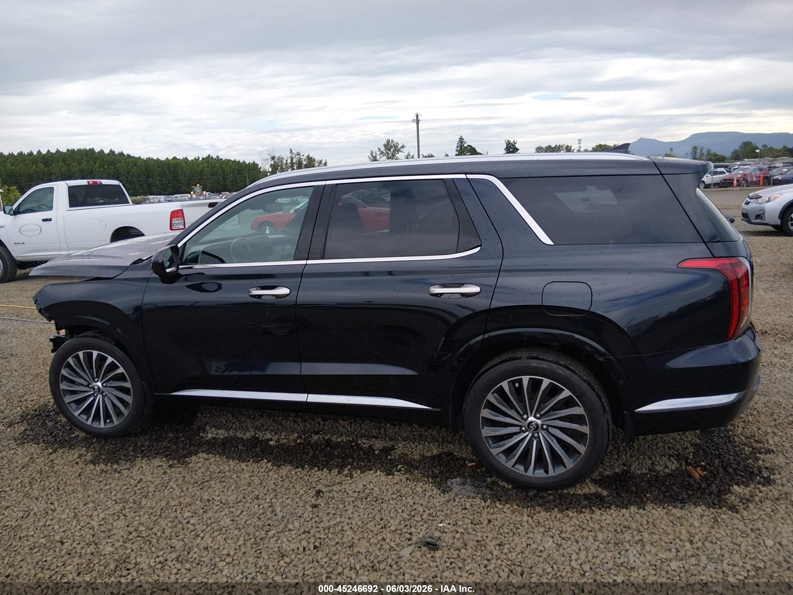 2023 Hyundai Palisade Calligraphy Черный vin: KM8R7DGE3PU525046