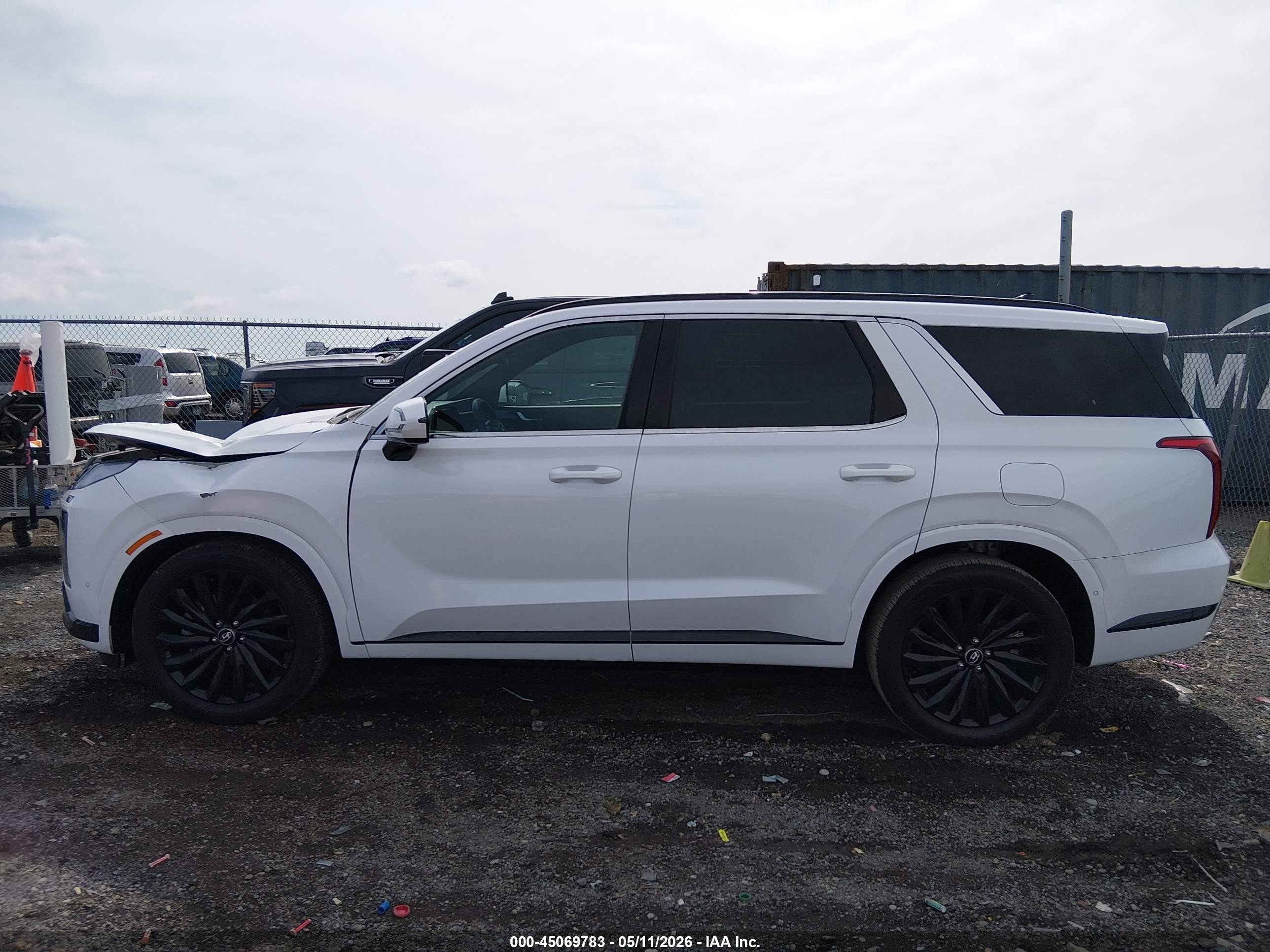 2025 Hyundai Palisade Calligraphy Night Edition Белый vin: KM8R7DGE3SU822441