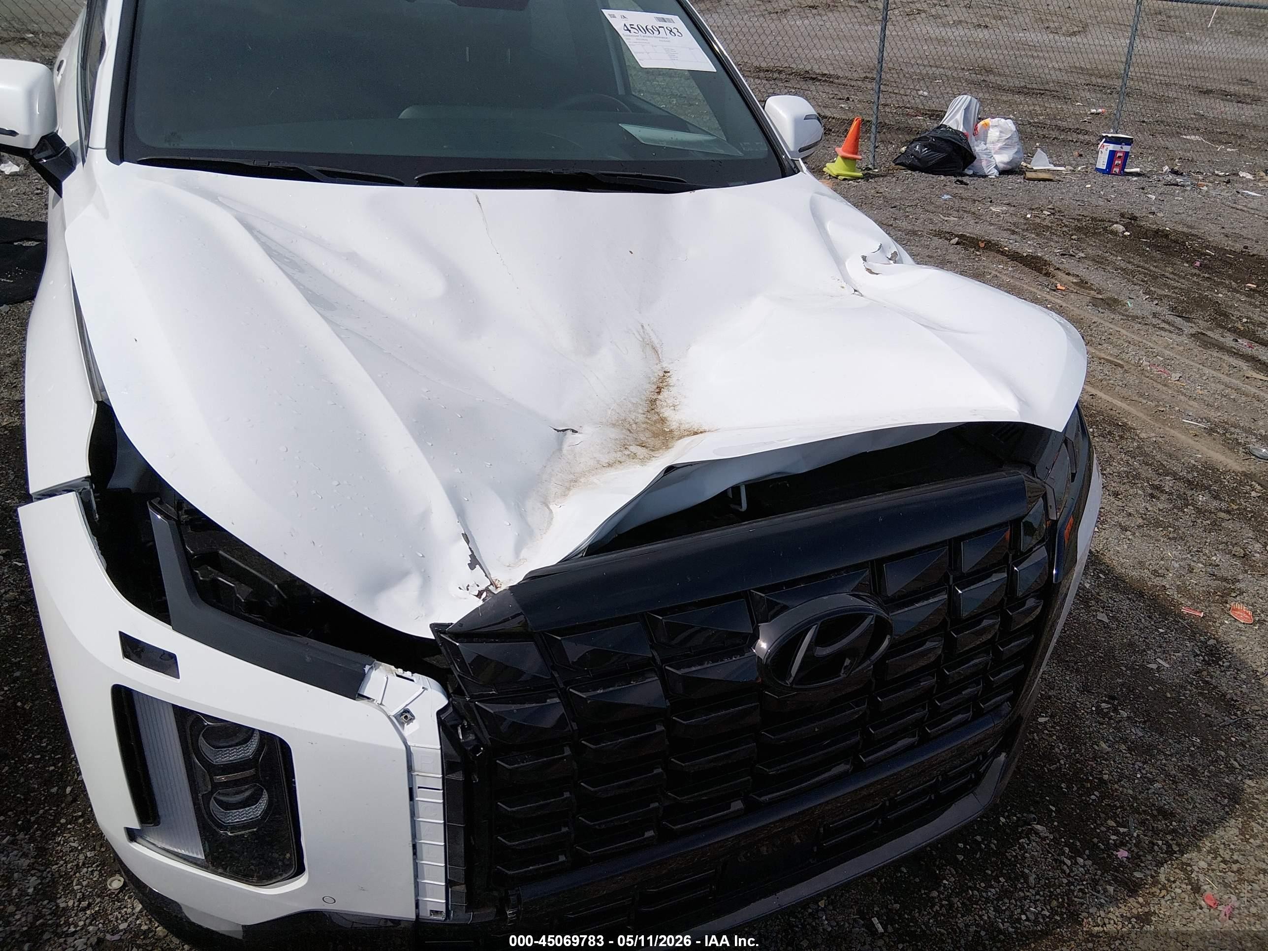 2025 Hyundai Palisade Calligraphy Night Edition Белый vin: KM8R7DGE3SU822441