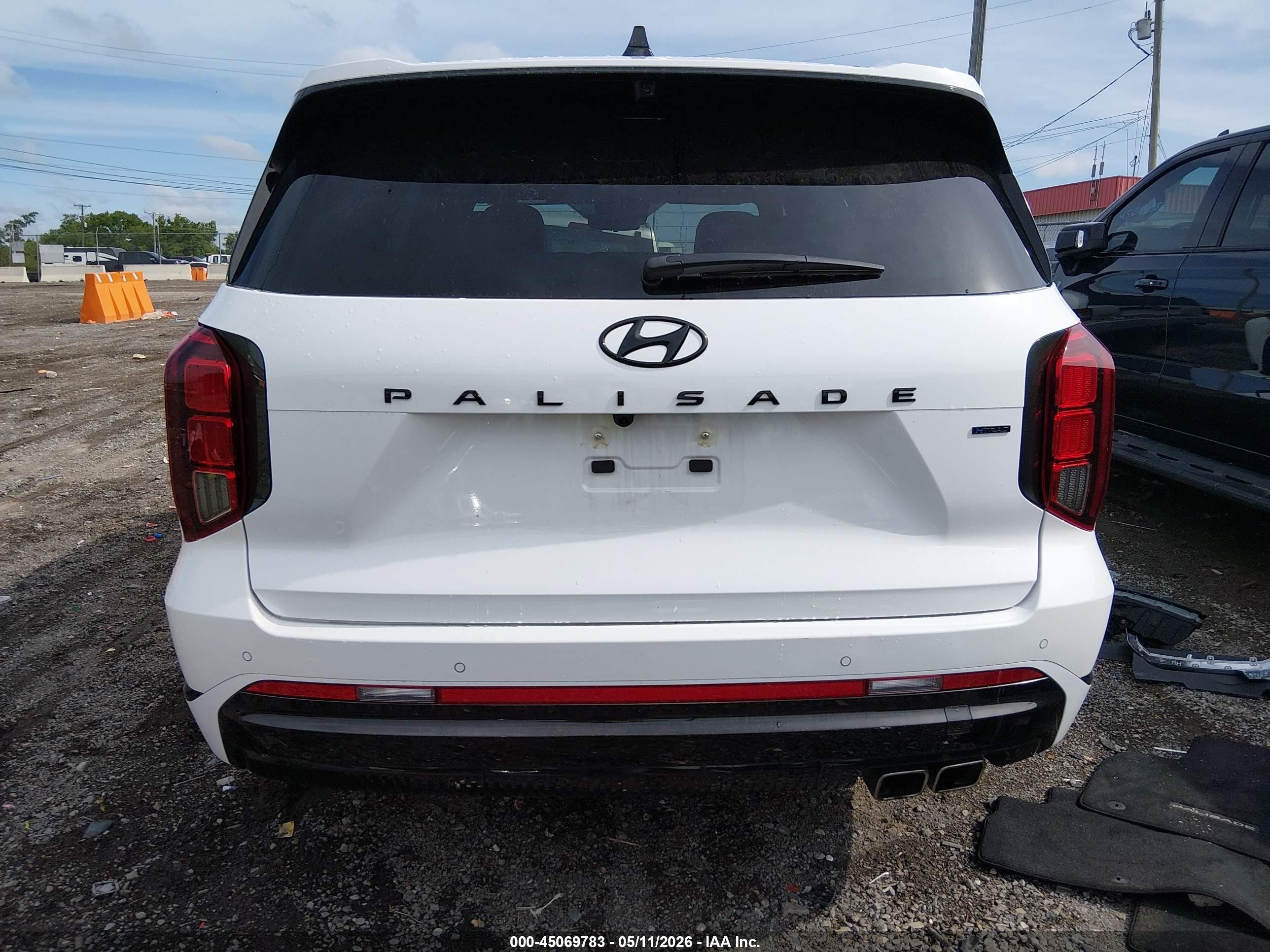 2025 Hyundai Palisade Calligraphy Night Edition Белый vin: KM8R7DGE3SU822441