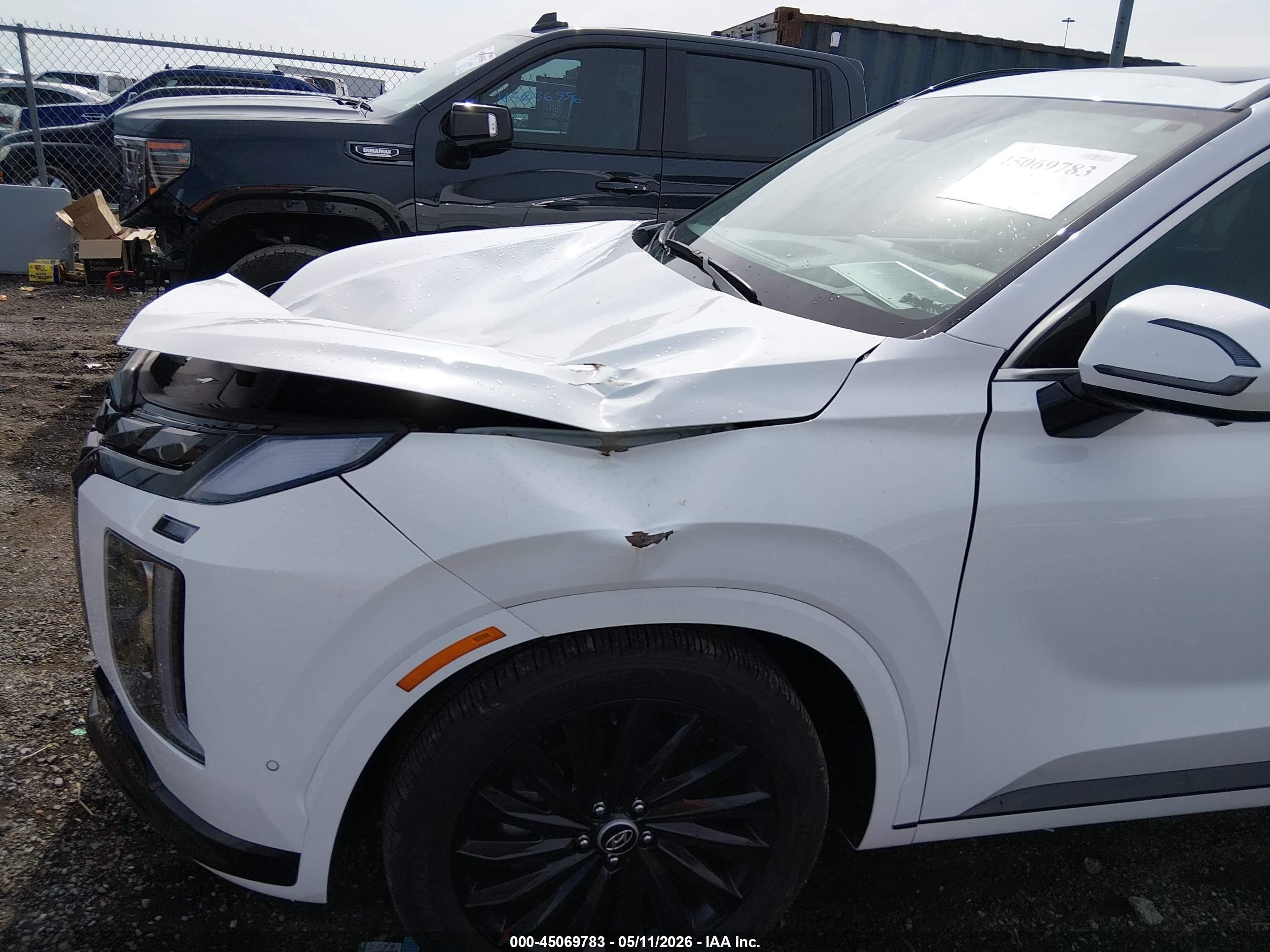 2025 Hyundai Palisade Calligraphy Night Edition Белый vin: KM8R7DGE3SU822441