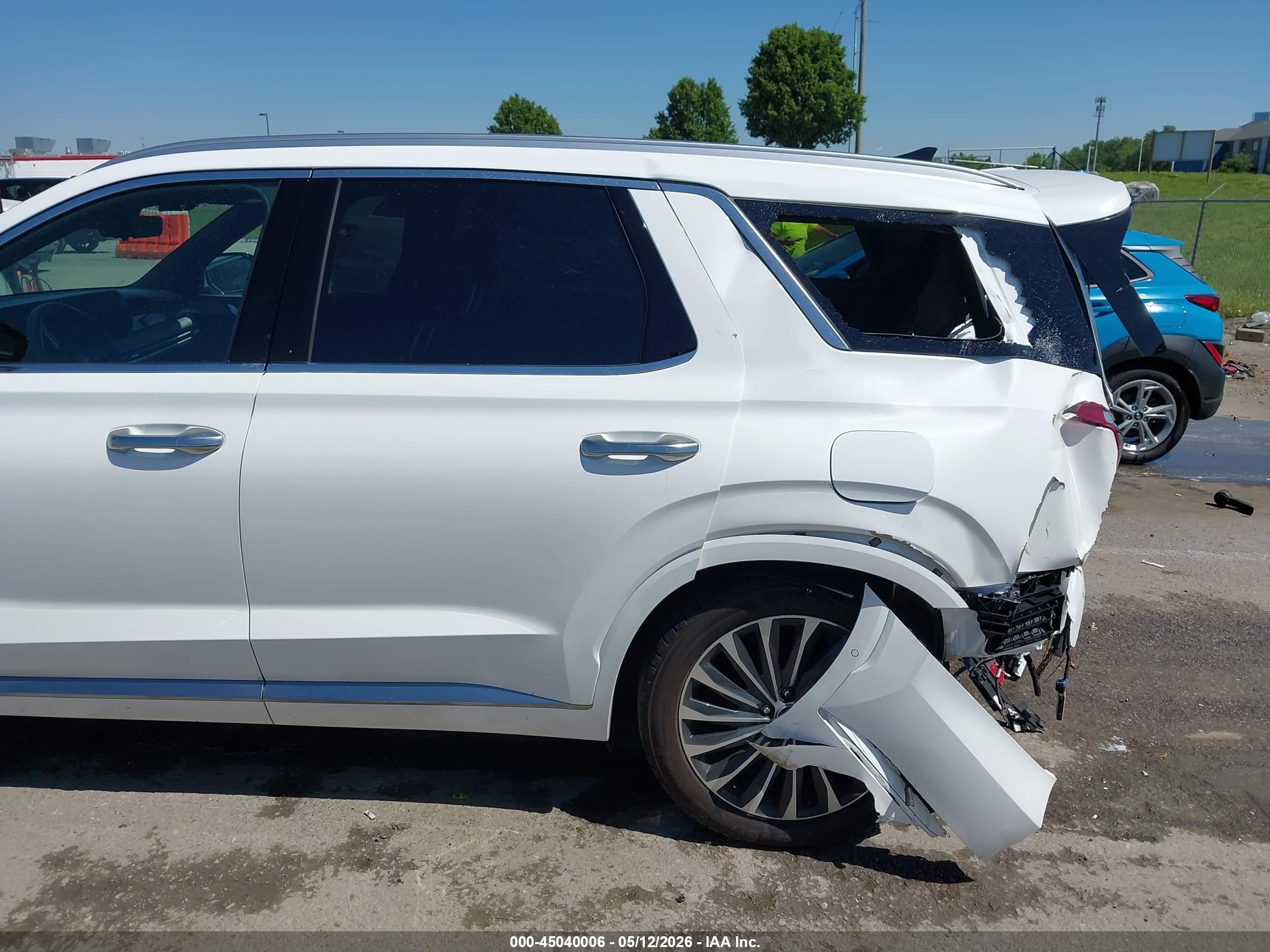 2024 Hyundai Palisade Calligraphy White vin: KM8R7DGE4RU677646