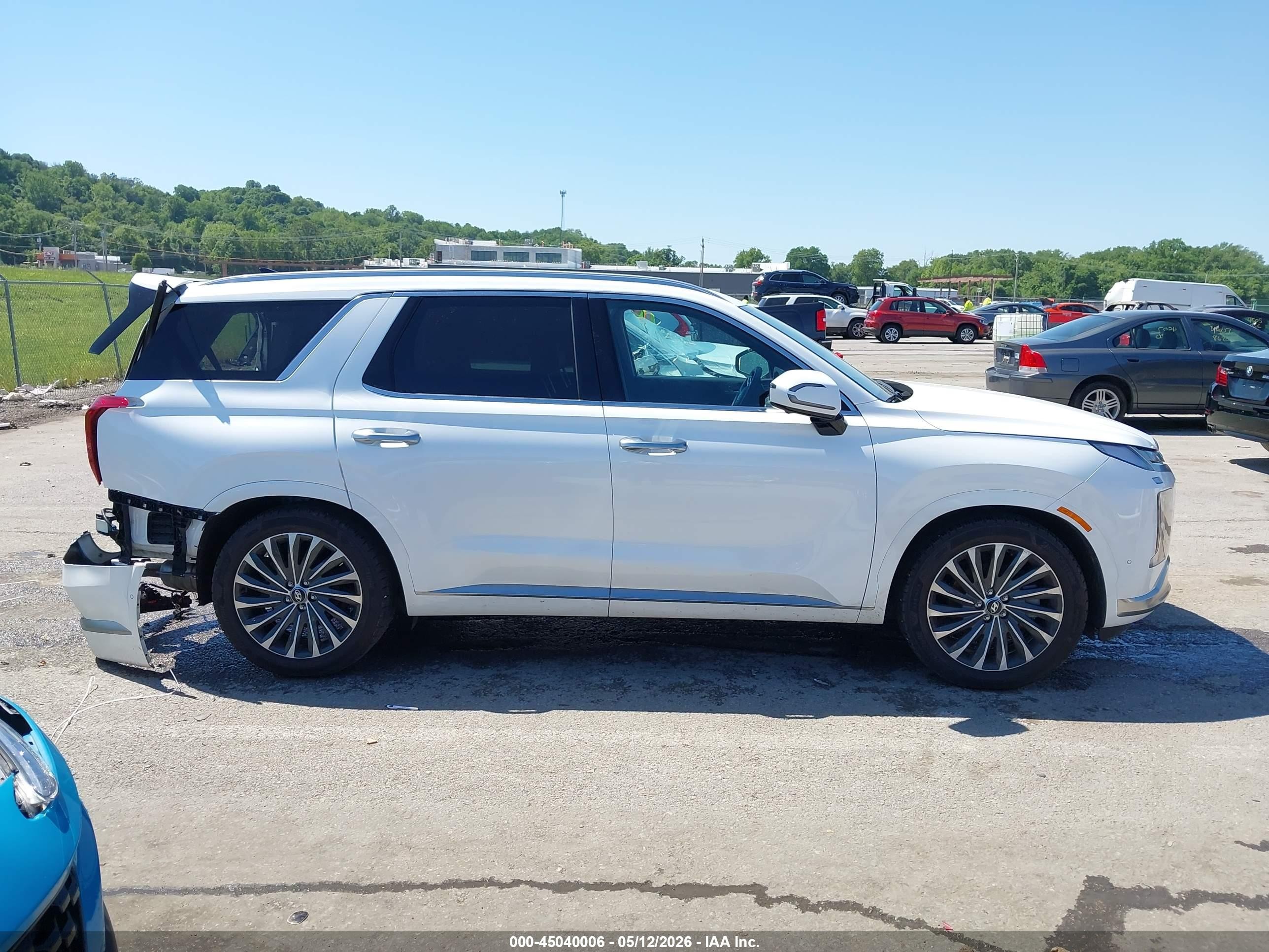 2024 Hyundai Palisade Calligraphy White vin: KM8R7DGE4RU677646