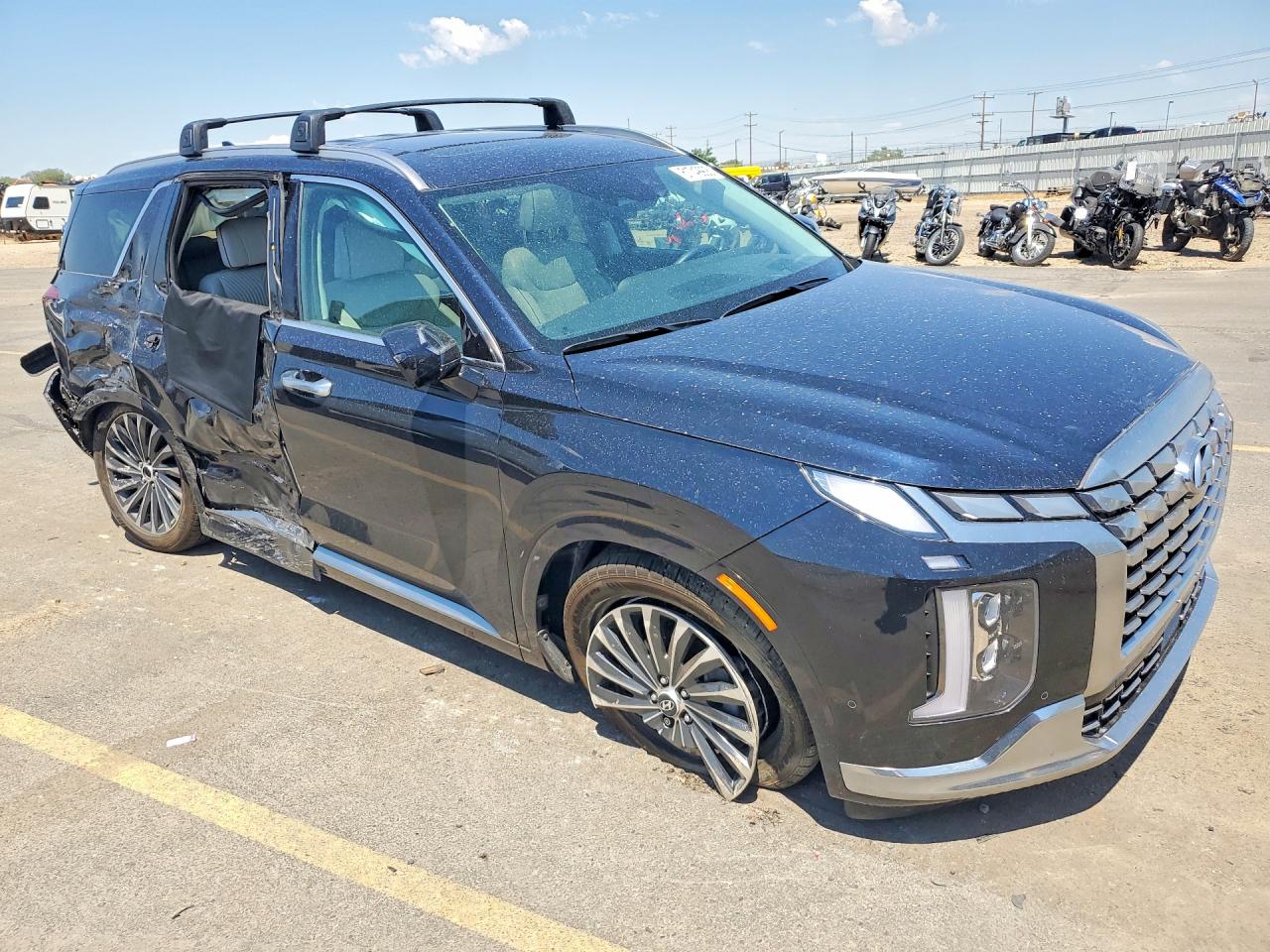 2024 Hyundai Palisade Calligraphy Blue vin: KM8R7DGE5RU757182