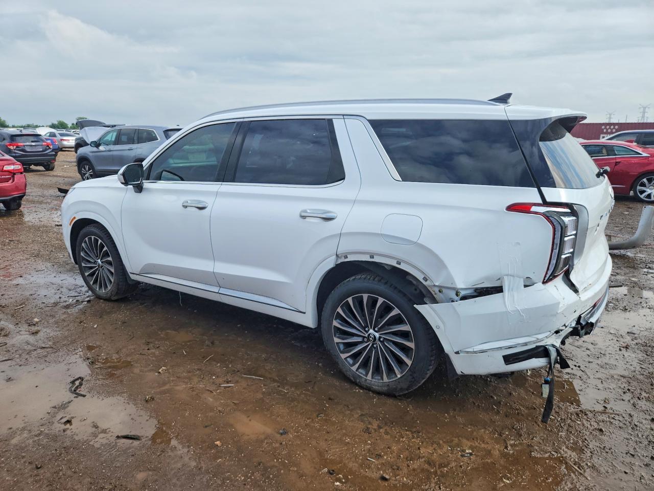 2023 Hyundai Palisade Calligraphy White vin: KM8R7DGE9PU543955