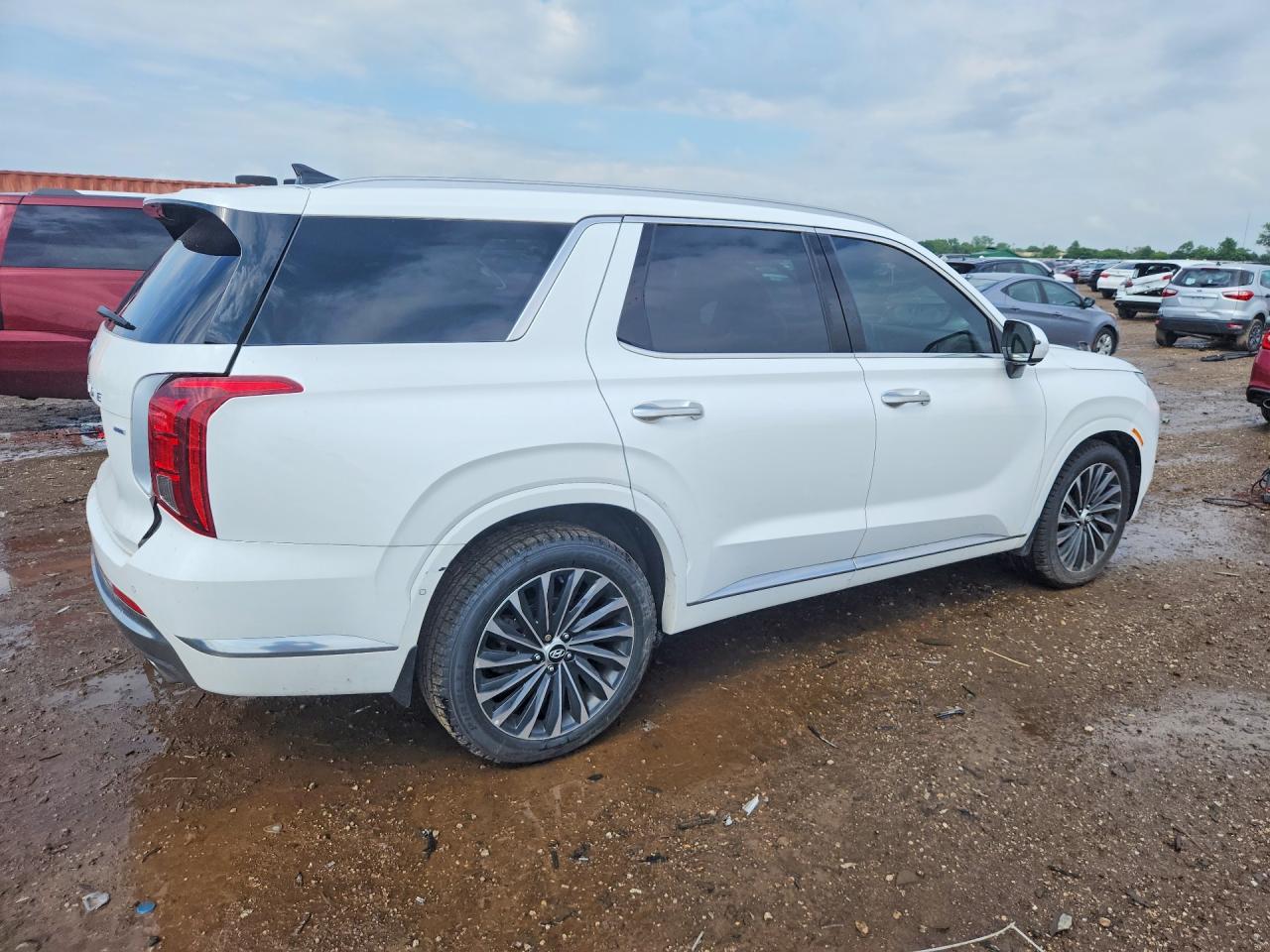 2023 Hyundai Palisade Calligraphy White vin: KM8R7DGE9PU543955