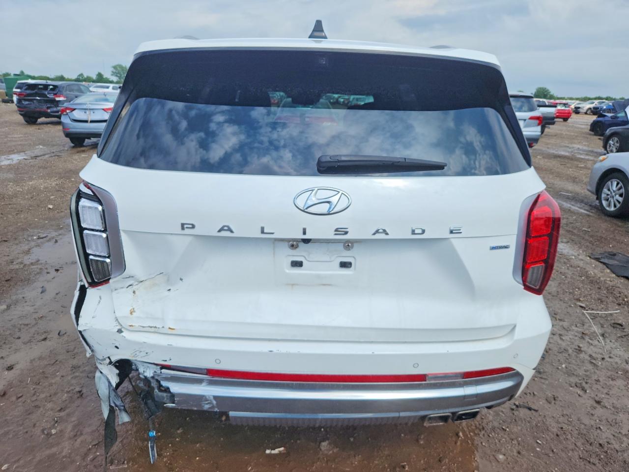 2023 Hyundai Palisade Calligraphy White vin: KM8R7DGE9PU543955
