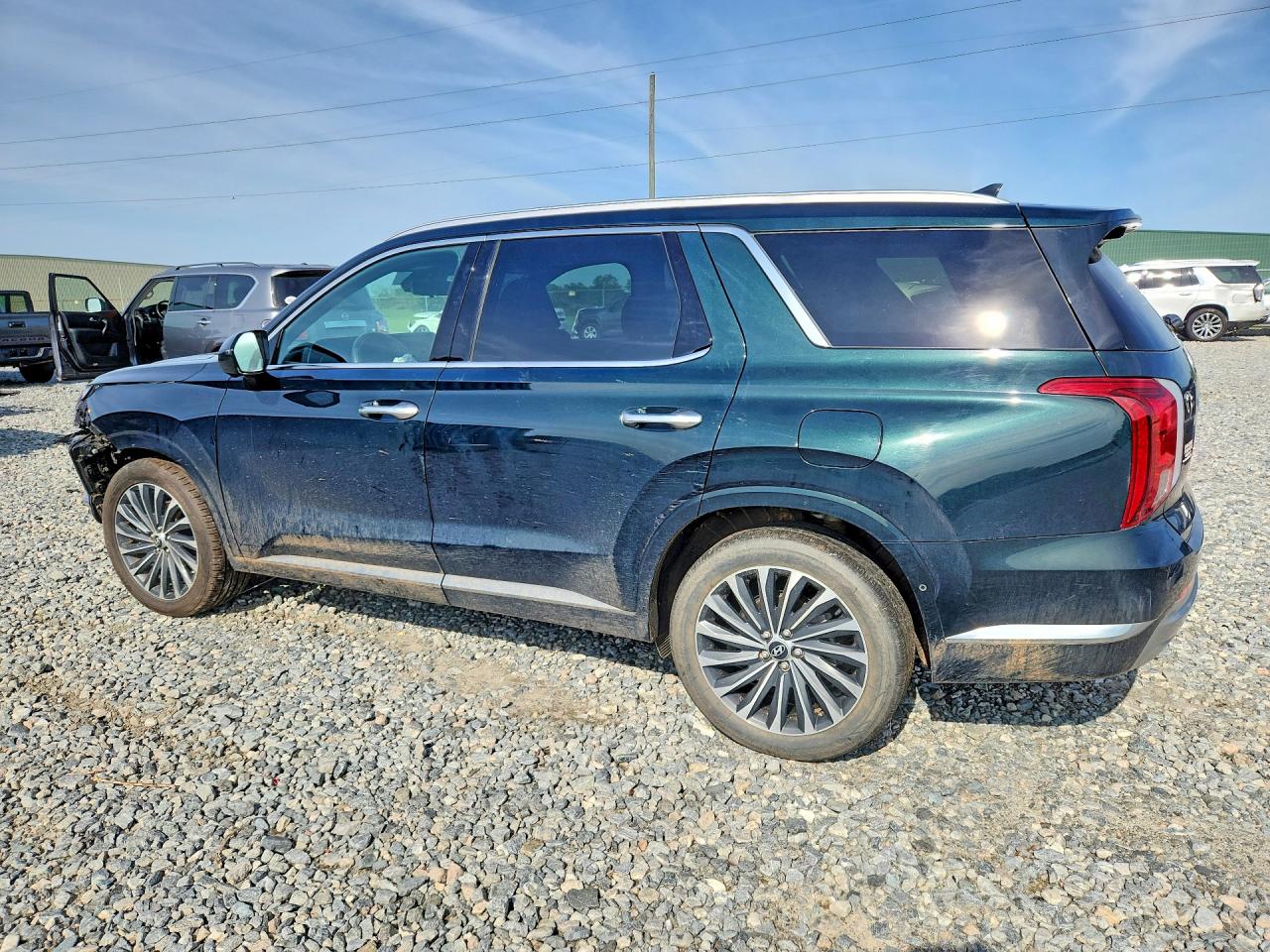 2024 Hyundai Palisade Calligraphy Blue vin: KM8R7DGEXRU651181