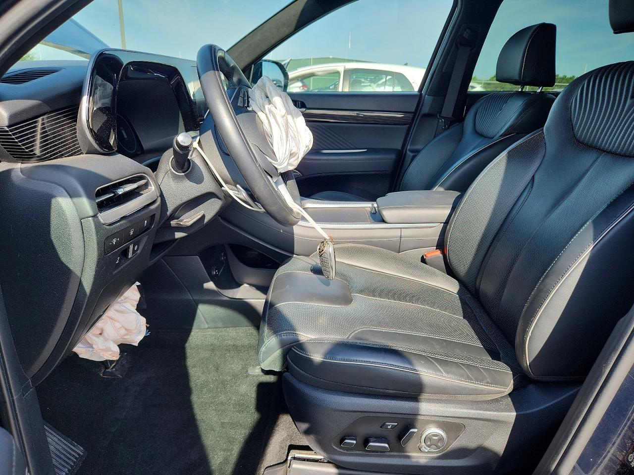 2024 Hyundai Palisade Calligraphy Blue vin: KM8R7DGEXRU651181
