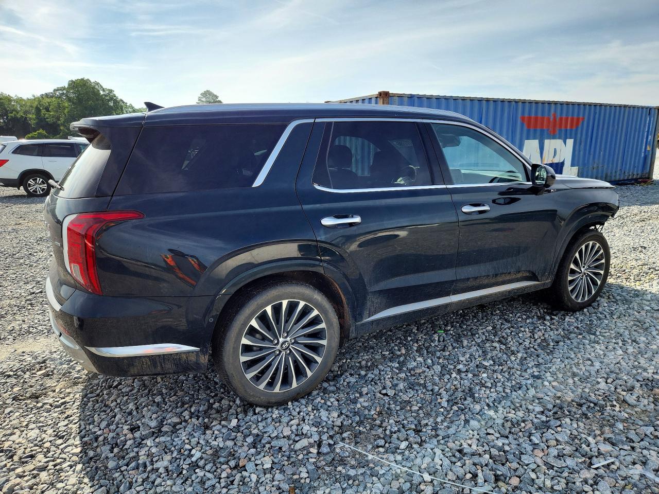 2024 Hyundai Palisade Calligraphy Blue vin: KM8R7DGEXRU651181
