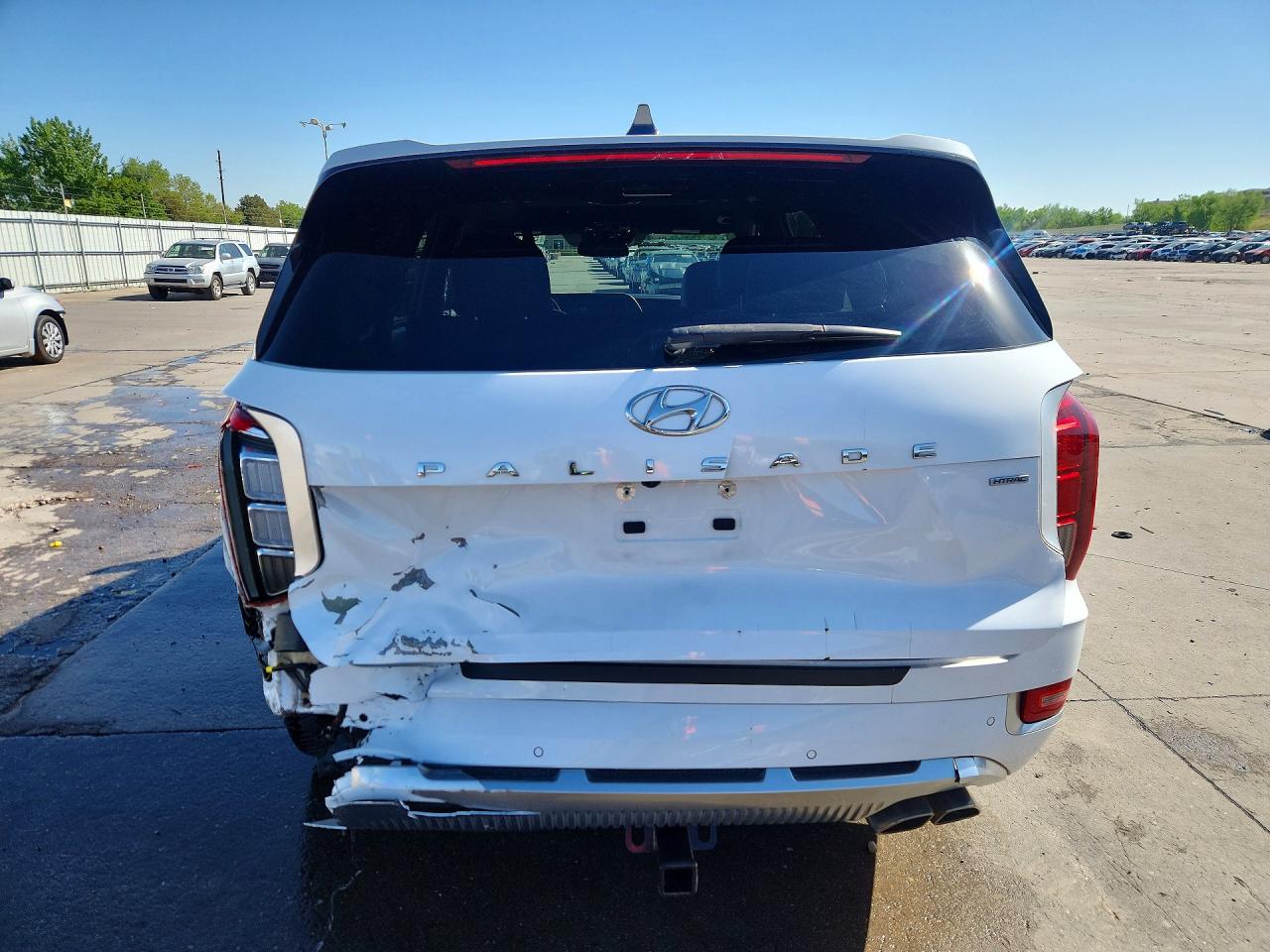 2021 Hyundai Palisade Calligraphy White vin: KM8R7DHE3MU192387
