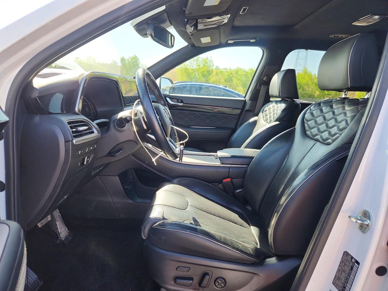 2021 Hyundai Palisade Calligraphy White vin: KM8R7DHE3MU192387