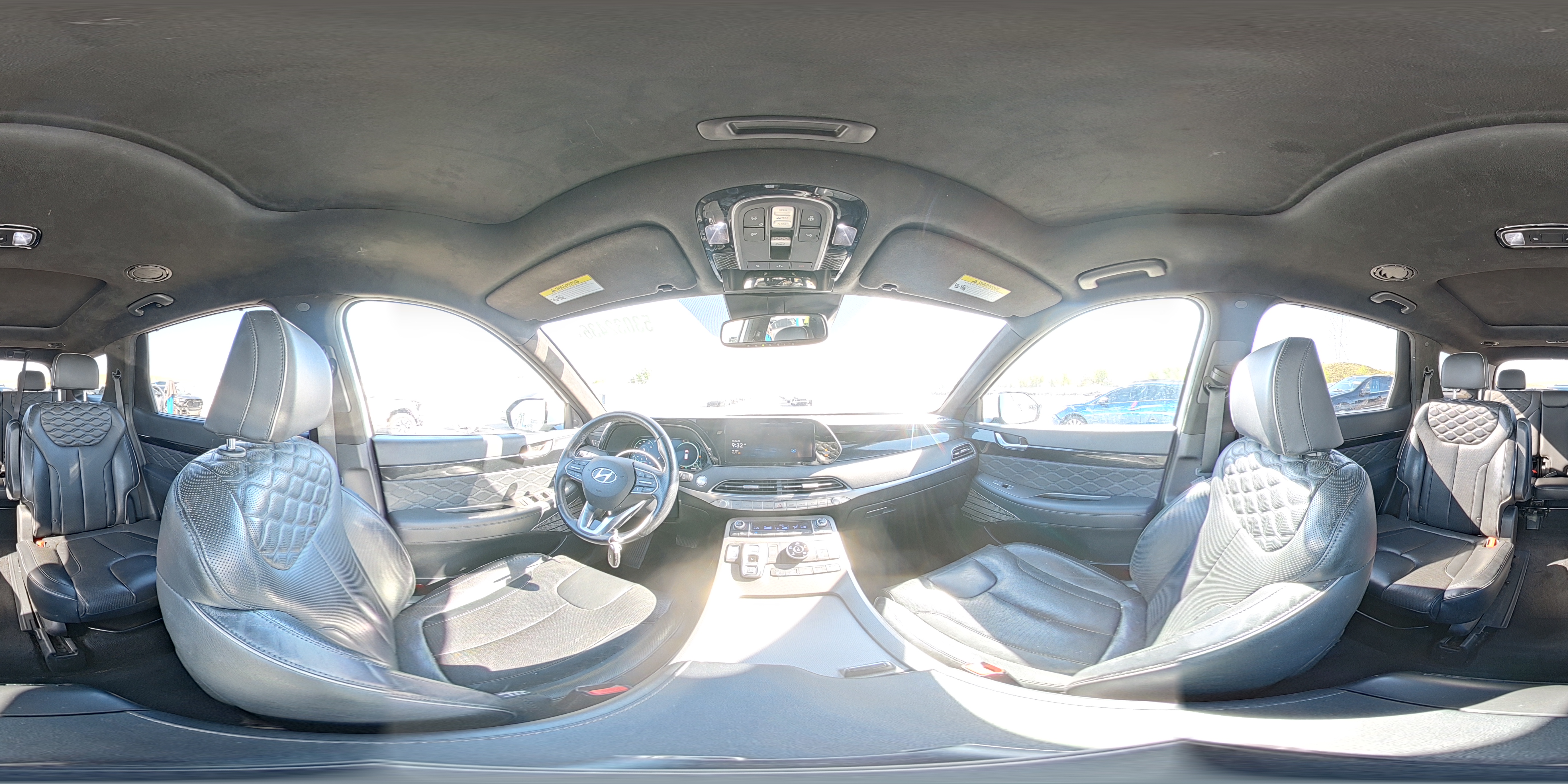 2021 Hyundai Palisade Calligraphy White vin: KM8R7DHE3MU192387