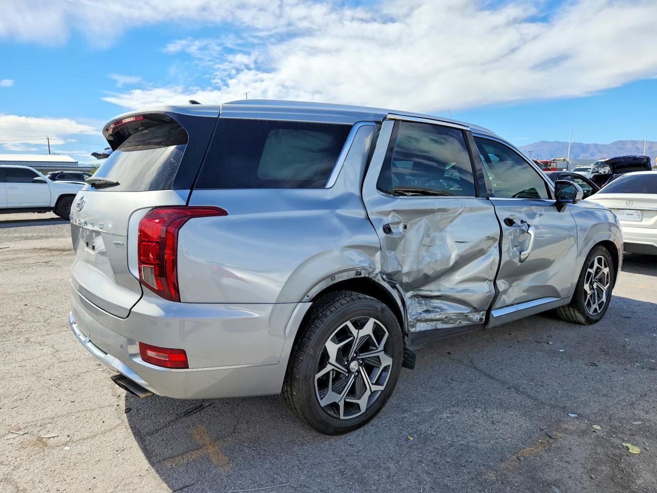 2021 Hyundai Palisade Calligraphy Silver vin: KM8R7DHE3MU248991