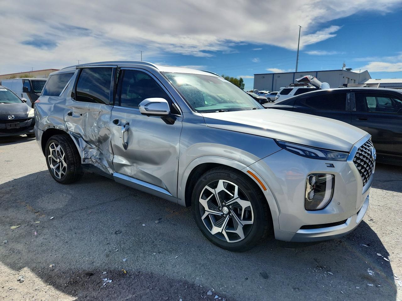 2021 Hyundai Palisade Calligraphy Silver vin: KM8R7DHE3MU248991