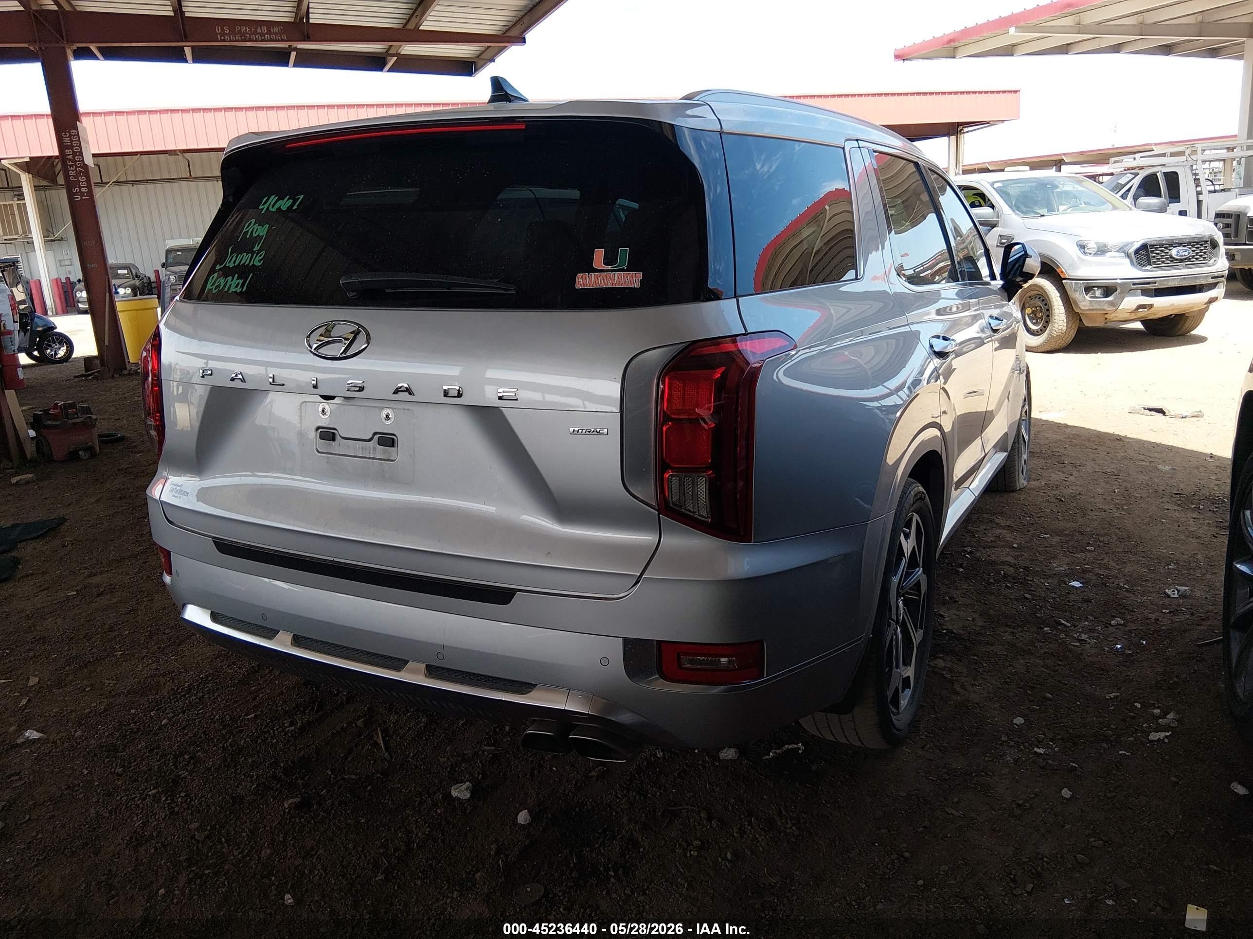 2021 Hyundai Palisade Calligraphy Серебряный vin: KM8R7DHE3MU264219