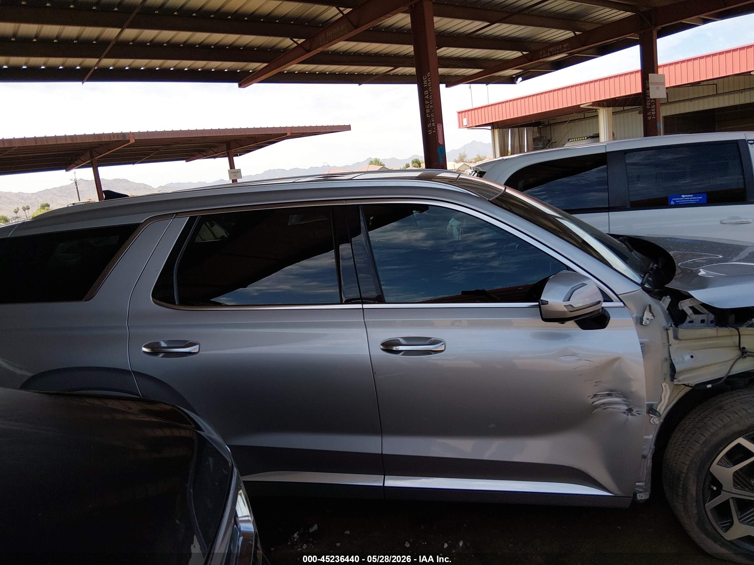 2021 Hyundai Palisade Calligraphy Серебряный vin: KM8R7DHE3MU264219