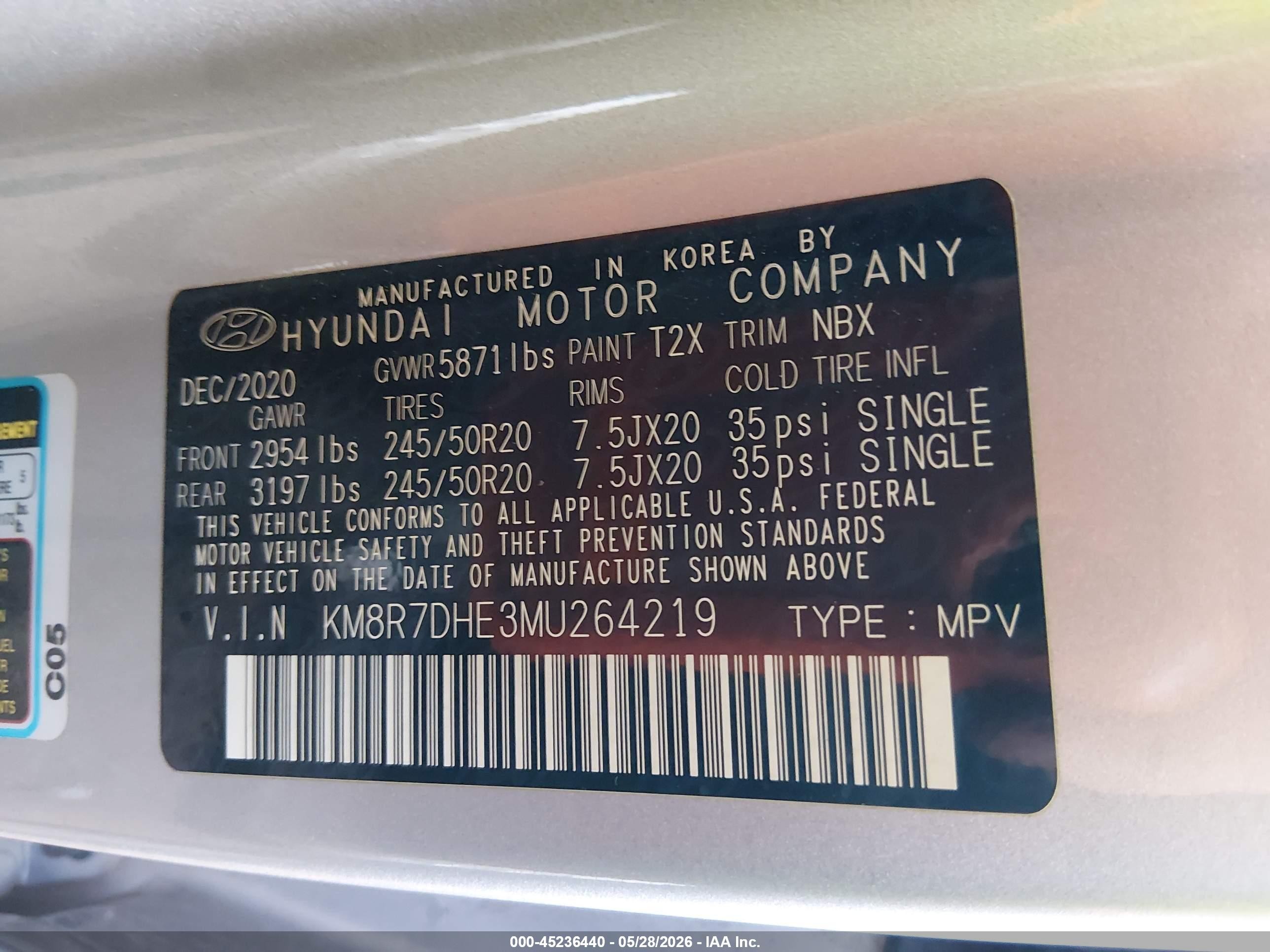 2021 Hyundai Palisade Calligraphy Серебряный vin: KM8R7DHE3MU264219