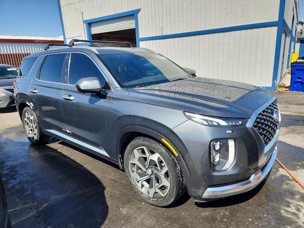 2021 Hyundai Palisade Calligraphy Серый vin: KM8R7DHE3MU329313