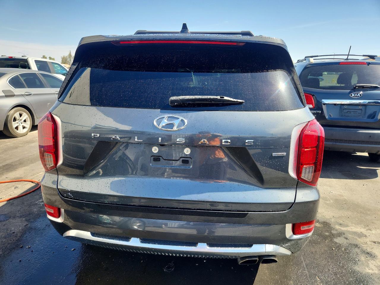 2021 Hyundai Palisade Calligraphy Серый vin: KM8R7DHE3MU329313