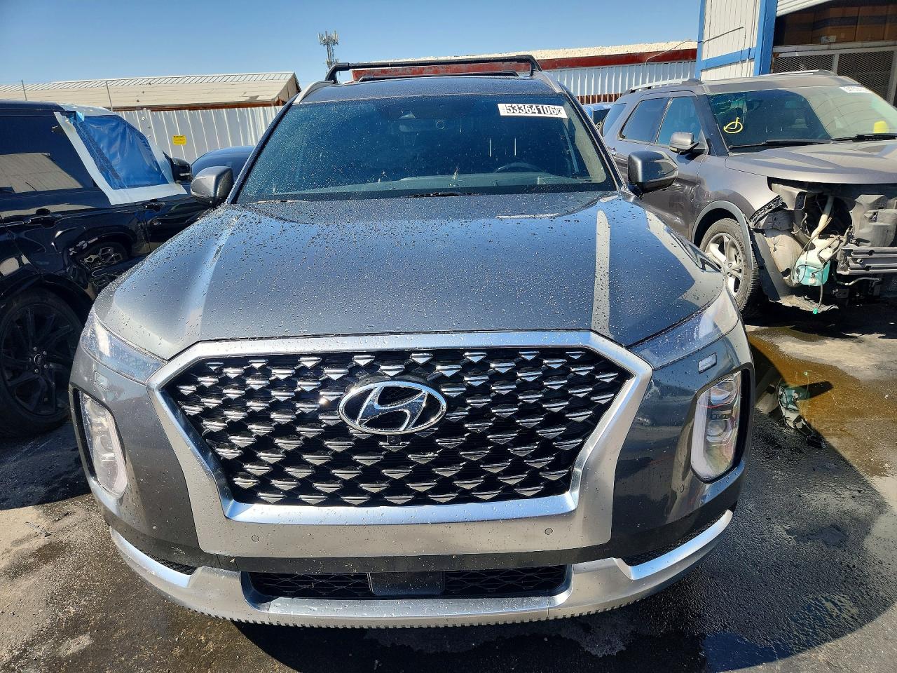 2021 Hyundai Palisade Calligraphy Серый vin: KM8R7DHE3MU329313
