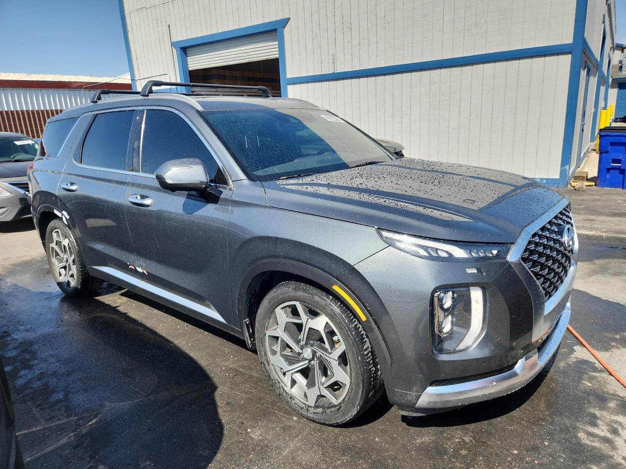 2021 Hyundai Palisade Calligraphy Серый vin: KM8R7DHE3MU329313 Damage: Front Bumper/Cover, Scraped, 2 To 3 Inches