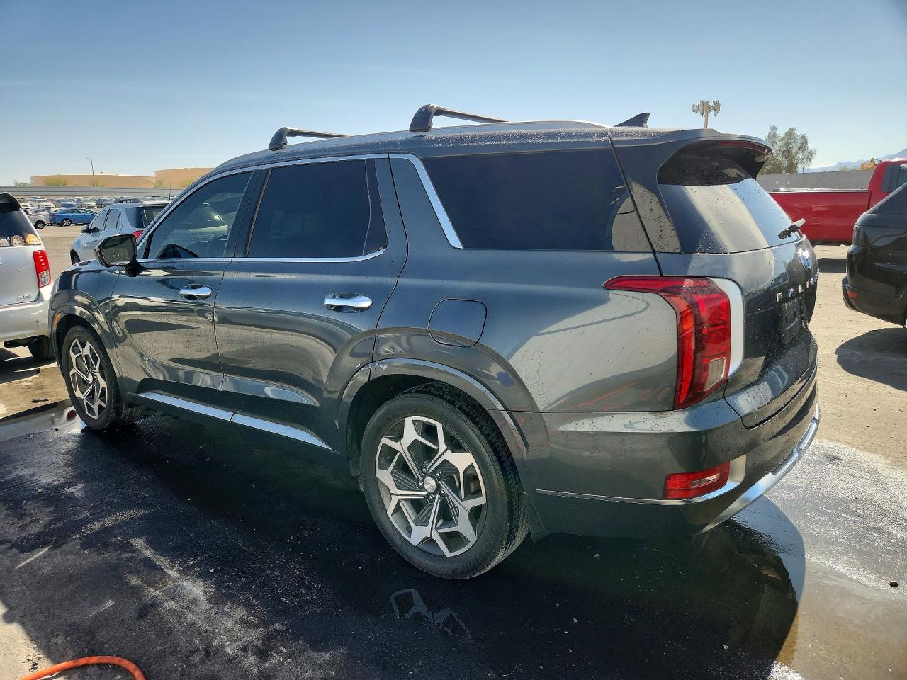 2021 Hyundai Palisade Calligraphy Серый vin: KM8R7DHE3MU329313