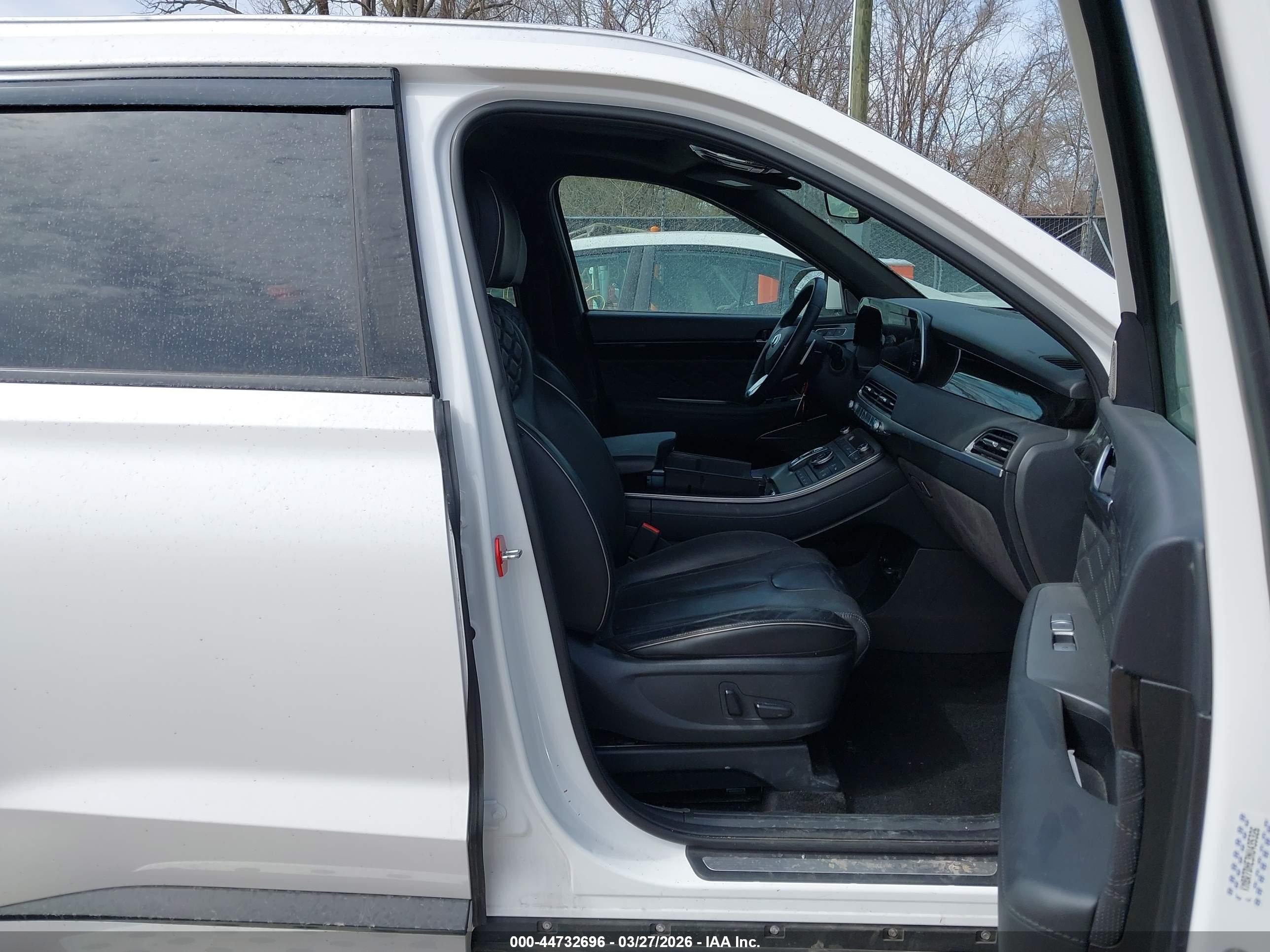 2022 Hyundai Palisade Calligraphy White vin: KM8R7DHE3NU435326