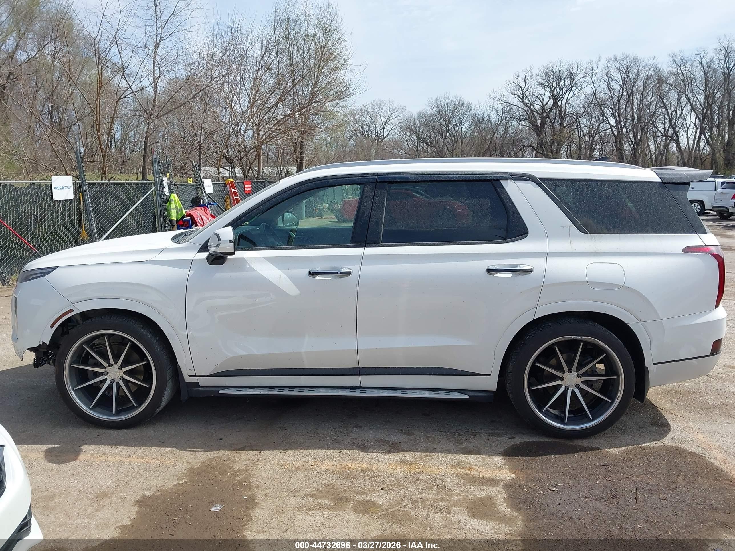 2022 Hyundai Palisade Calligraphy White vin: KM8R7DHE3NU435326