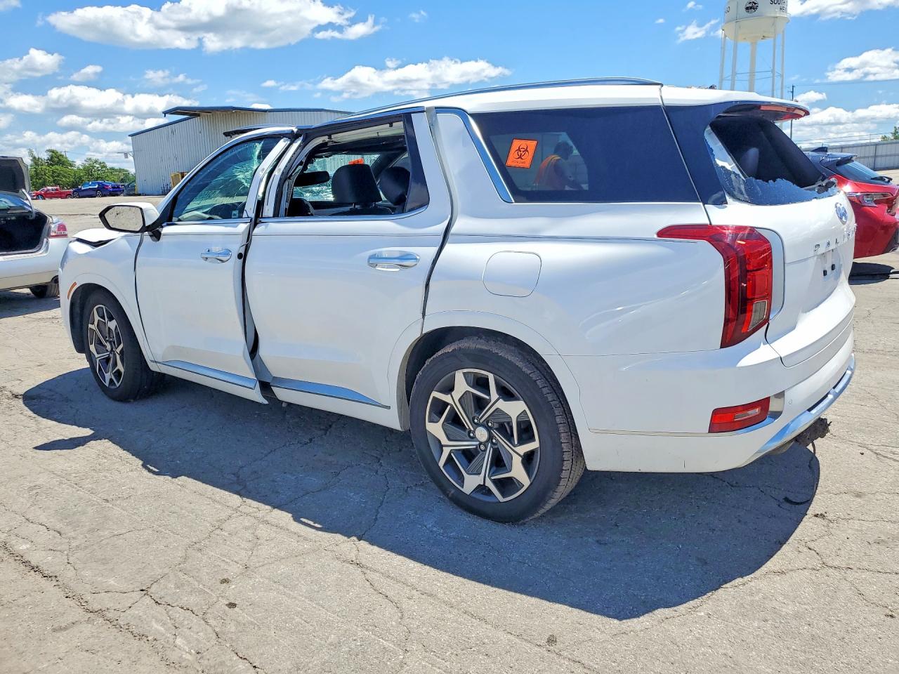 2021 Hyundai Palisade Calligraphy White vin: KM8R7DHE4MU230581
