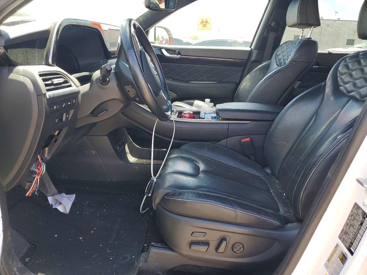 2021 Hyundai Palisade Calligraphy White vin: KM8R7DHE4MU230581