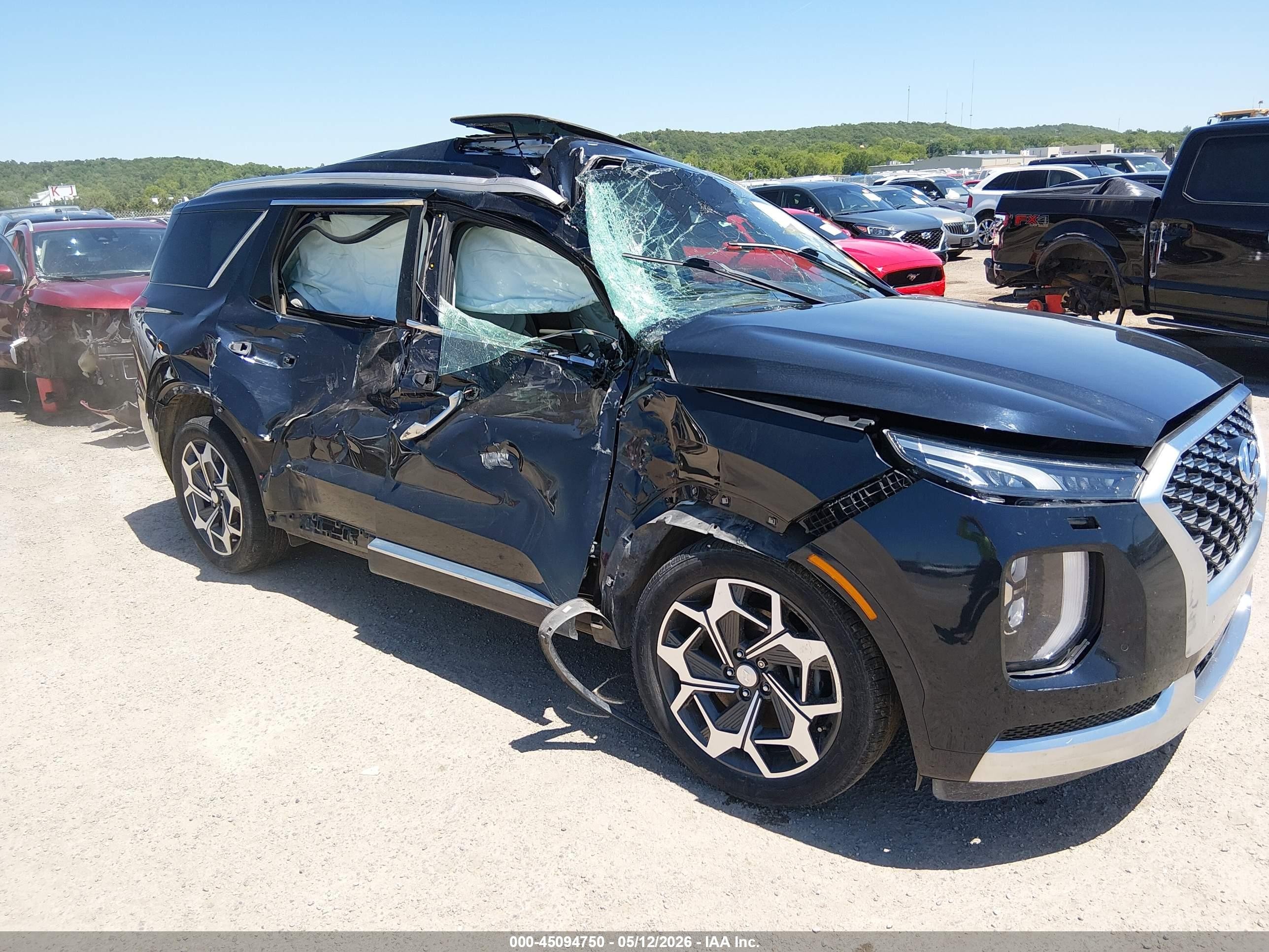 2021 Hyundai Palisade Calligraphy Blue vin: KM8R7DHE4MU298878