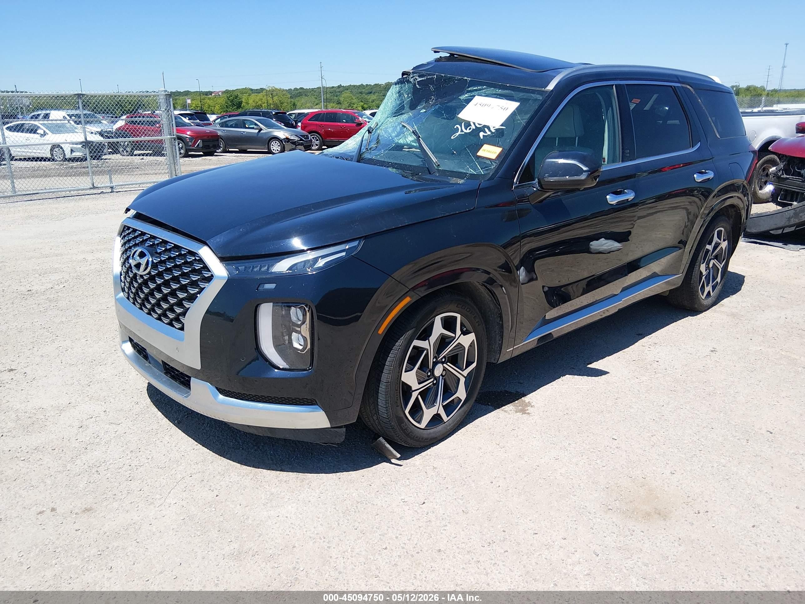 2021 Hyundai Palisade Calligraphy Blue vin: KM8R7DHE4MU298878