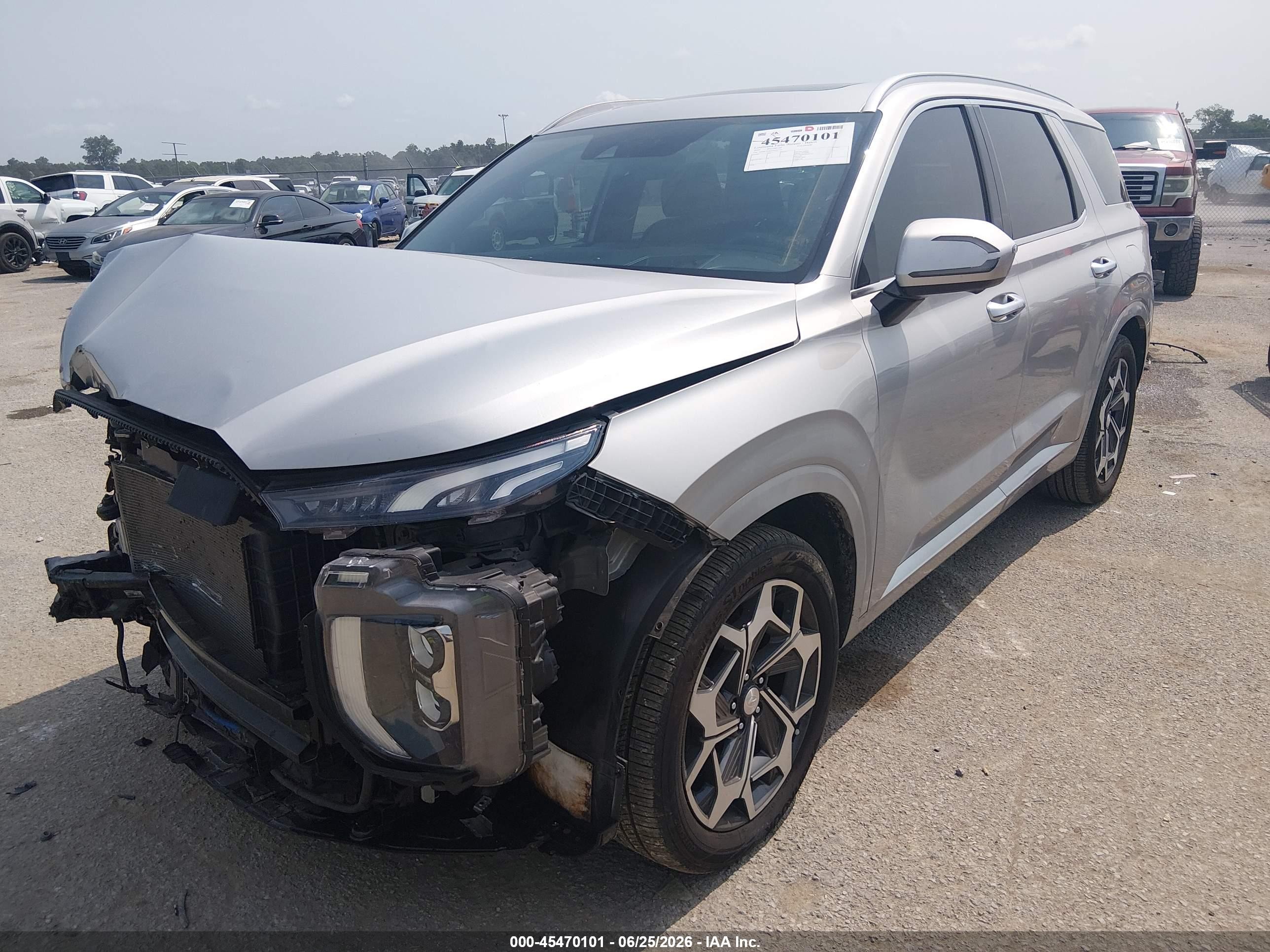 2022 Hyundai Palisade Calligraphy Серебряный vin: KM8R7DHE4NU437313