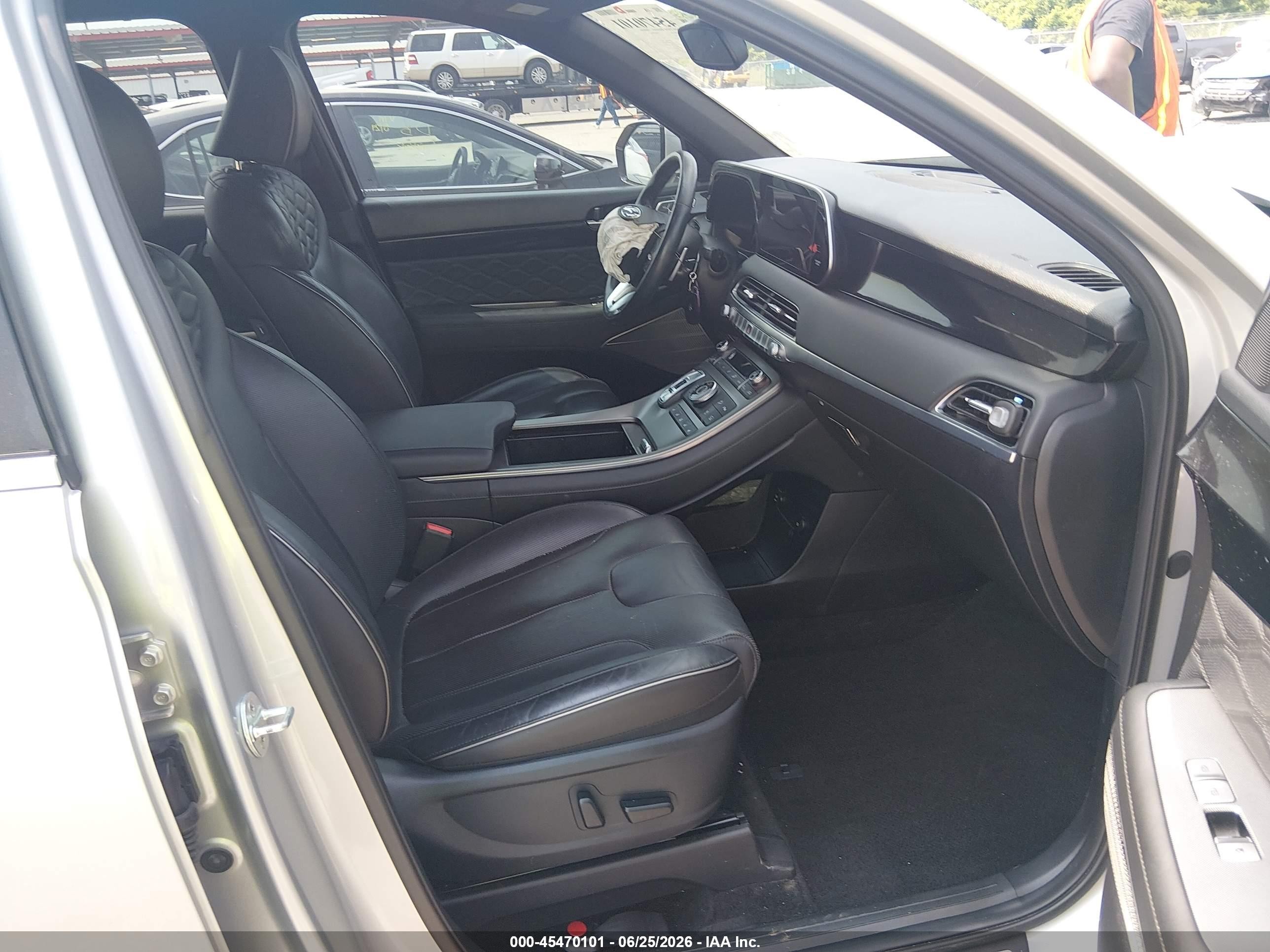 2022 Hyundai Palisade Calligraphy Серебряный vin: KM8R7DHE4NU437313