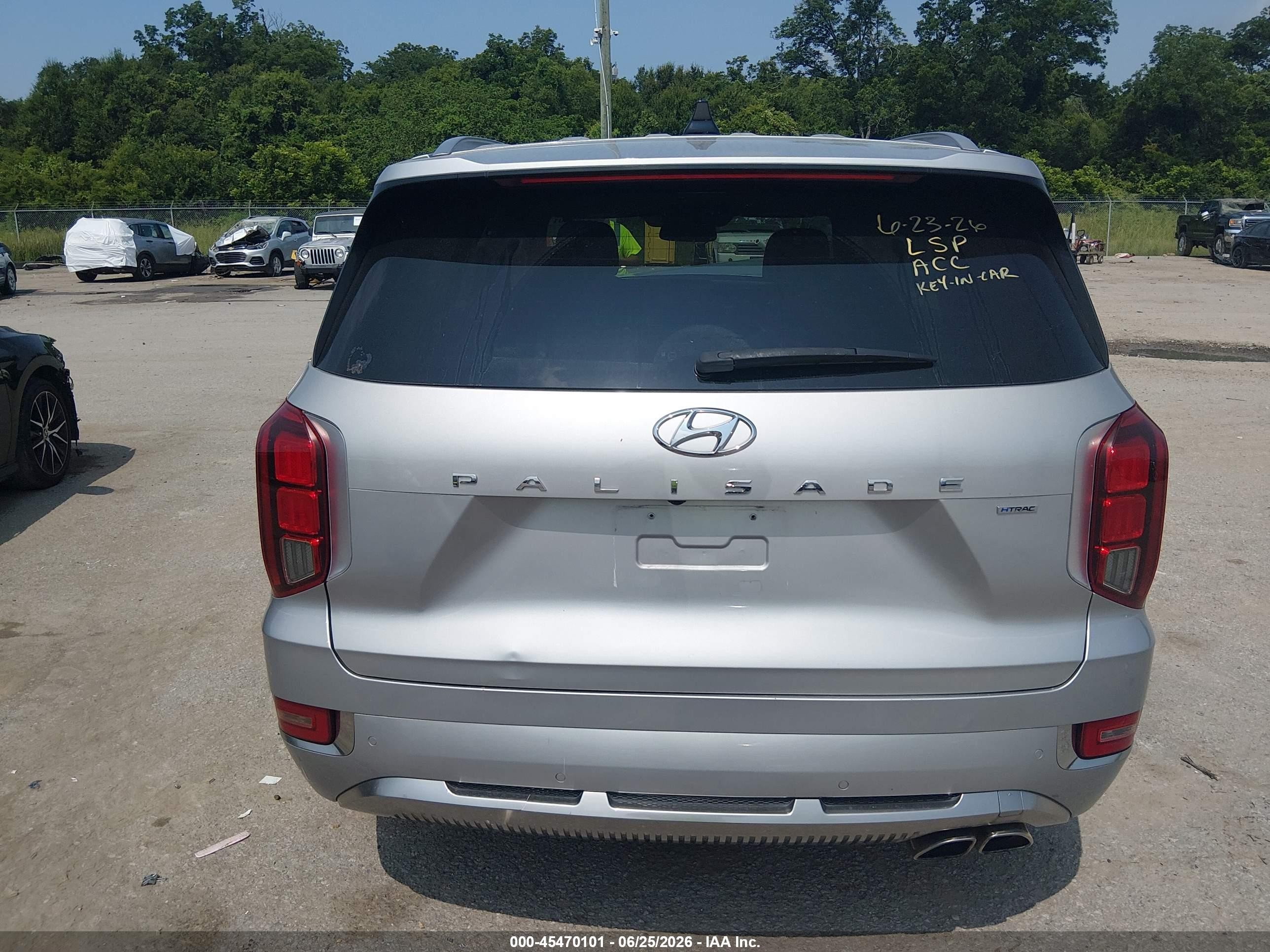 2022 Hyundai Palisade Calligraphy Серебряный vin: KM8R7DHE4NU437313