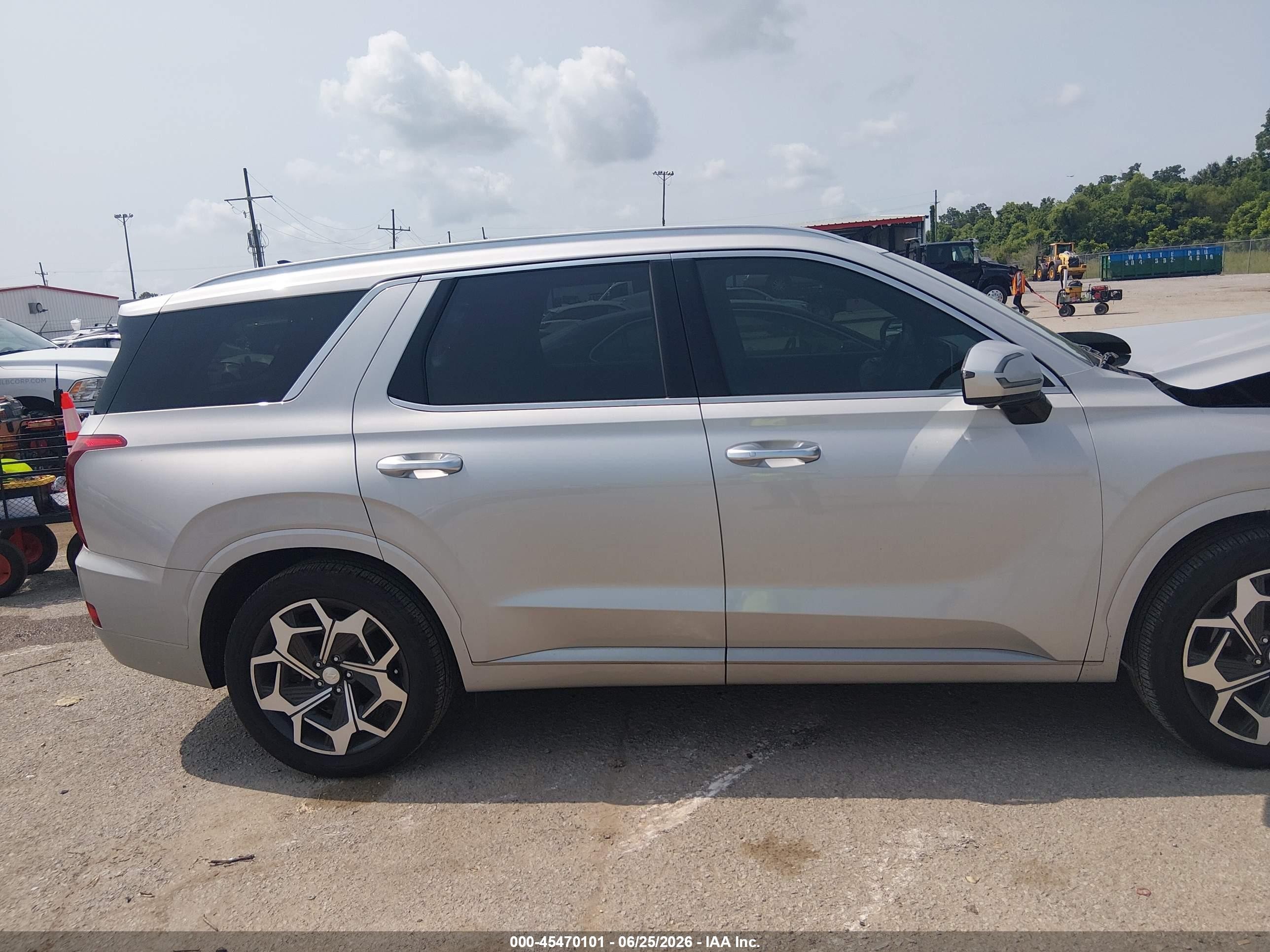 2022 Hyundai Palisade Calligraphy Серебряный vin: KM8R7DHE4NU437313