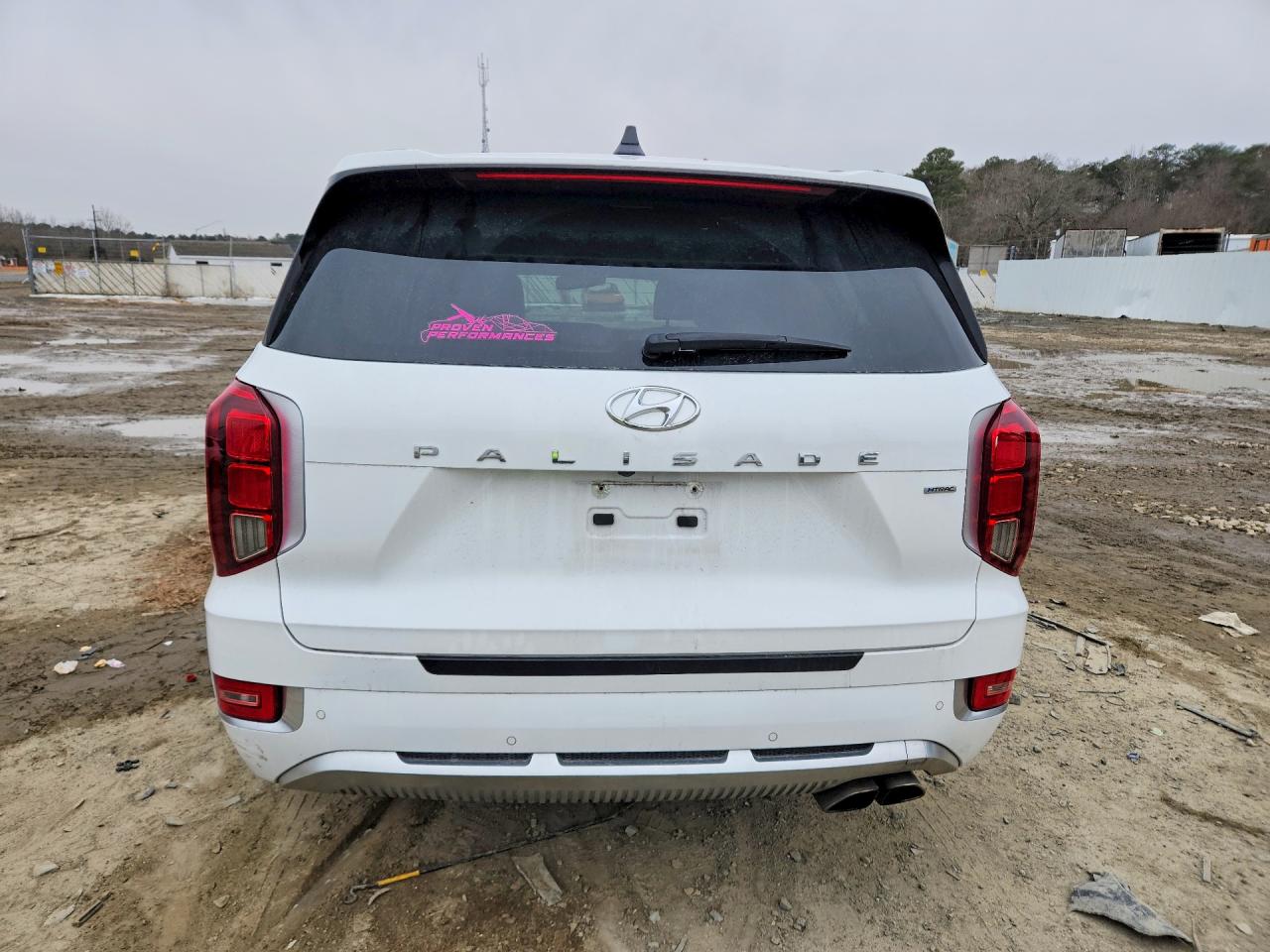 2021 Hyundai Palisade Calligraphy Белый vin: KM8R7DHE5MU266781