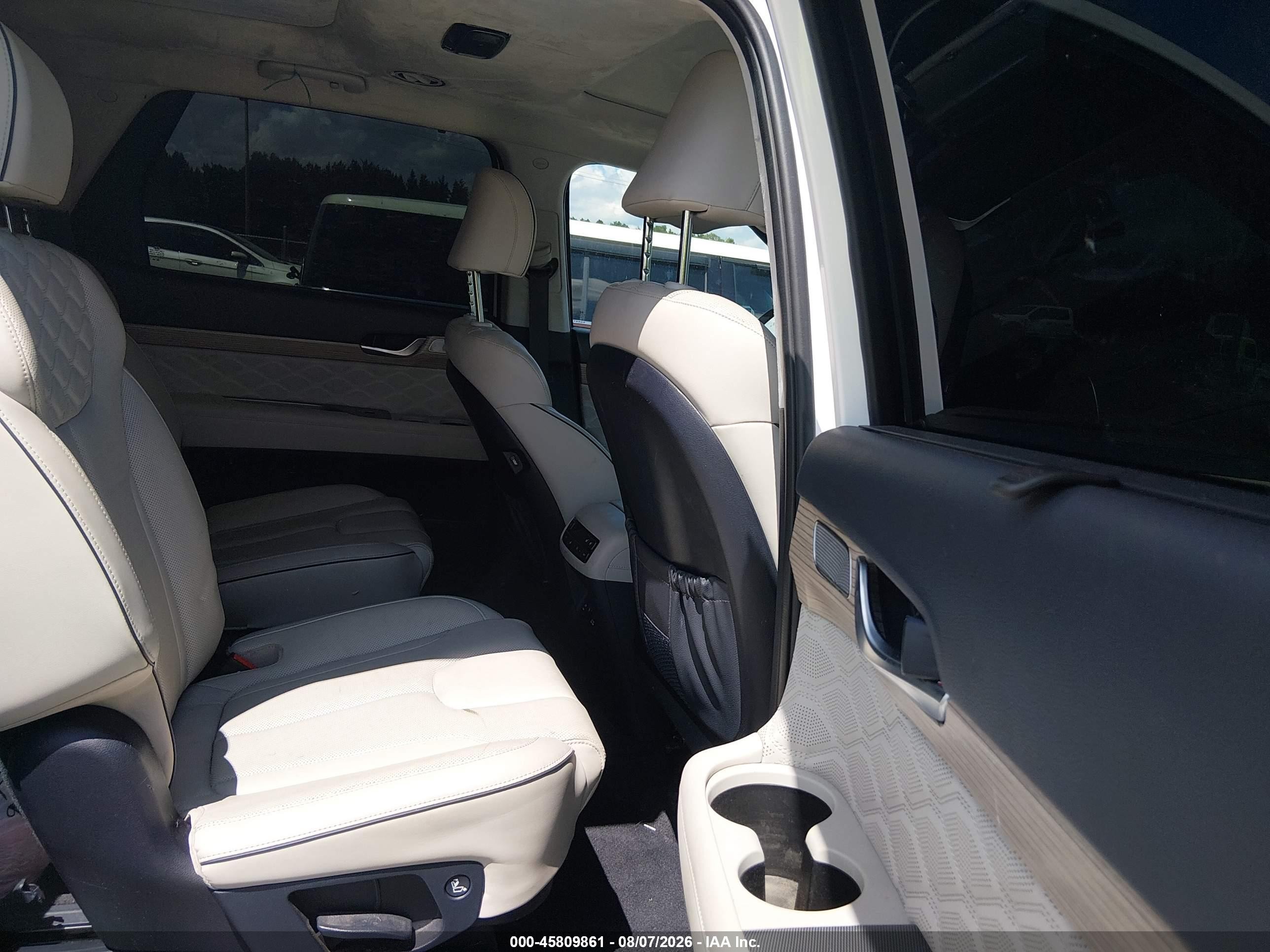 2022 Hyundai Palisade Calligraphy White vin: KM8R7DHE5NU419001