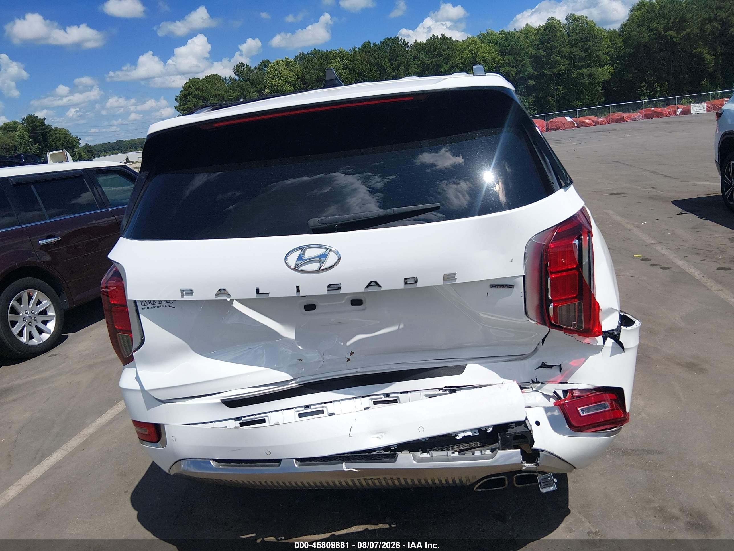 2022 Hyundai Palisade Calligraphy White vin: KM8R7DHE5NU419001