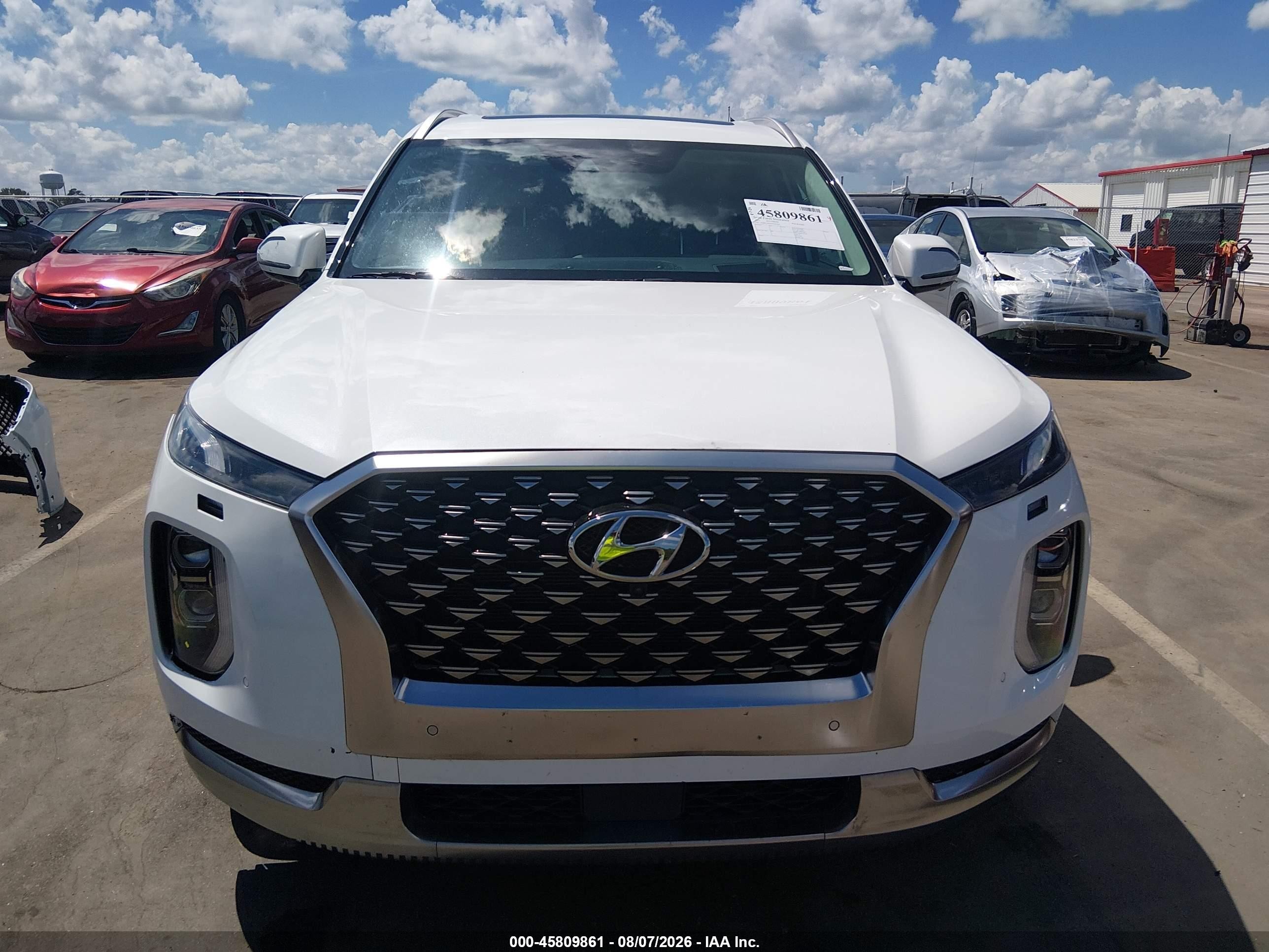 2022 Hyundai Palisade Calligraphy White vin: KM8R7DHE5NU419001