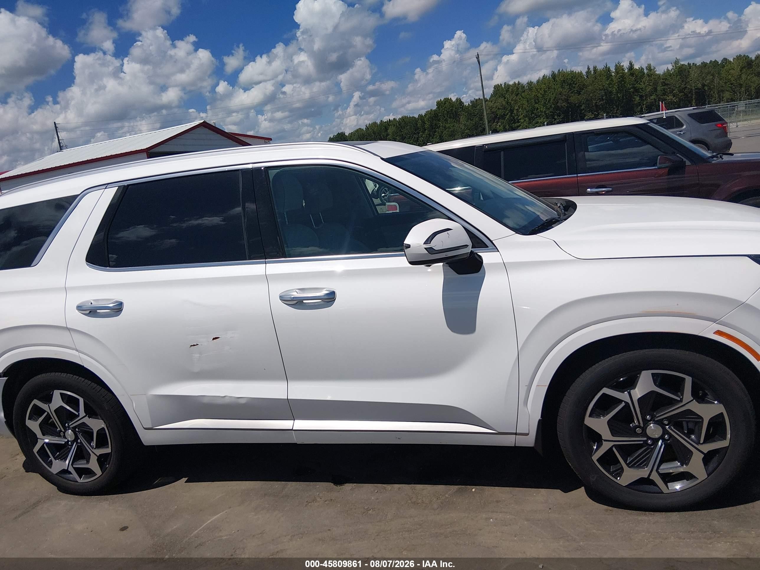 2022 Hyundai Palisade Calligraphy White vin: KM8R7DHE5NU419001