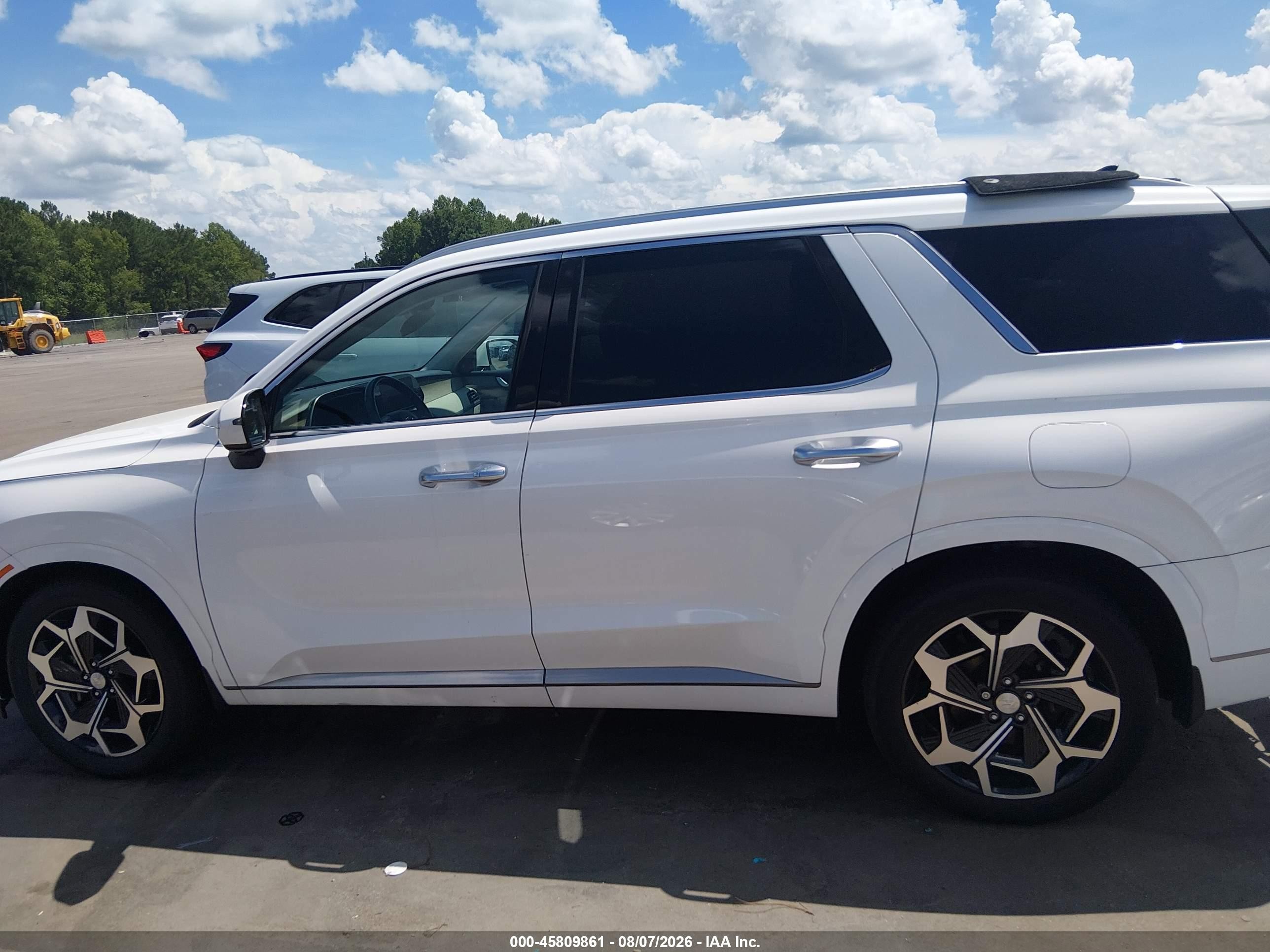 2022 Hyundai Palisade Calligraphy White vin: KM8R7DHE5NU419001